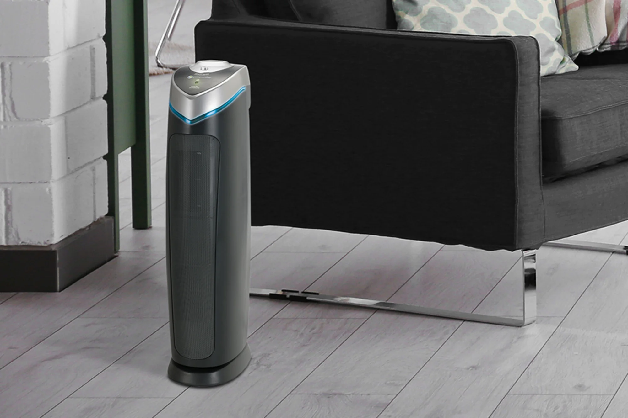 GermGuardian AC5000 HEPA PURE™ 28" Tower Air Purifier (3-speed 3-stage UV-C filtration, black) - Image 9