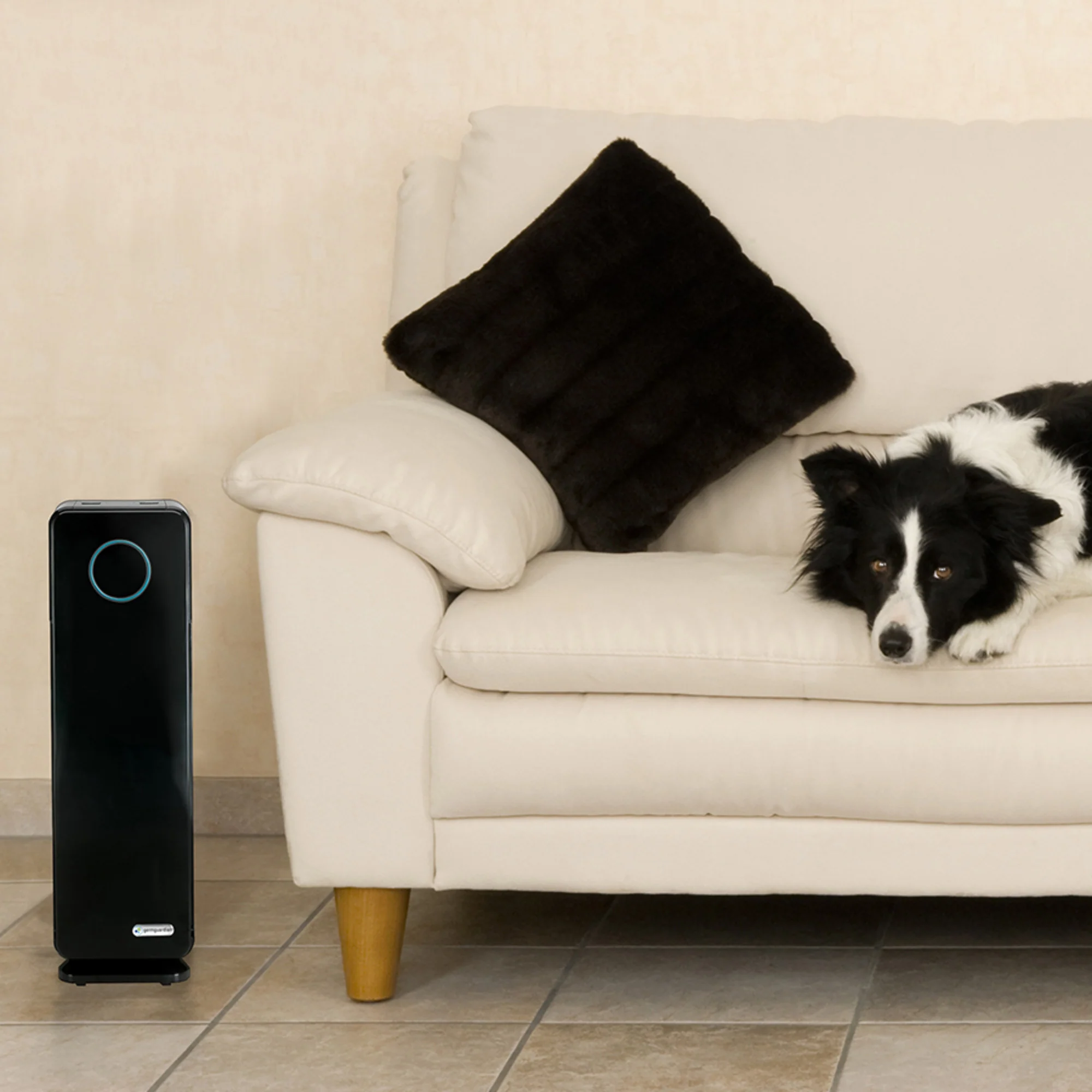 GermGuardian AC4300 PET PURE™ 22" Tower Air Purifier (3-speed 4-stage UV-C filtration, black) - Image 11
