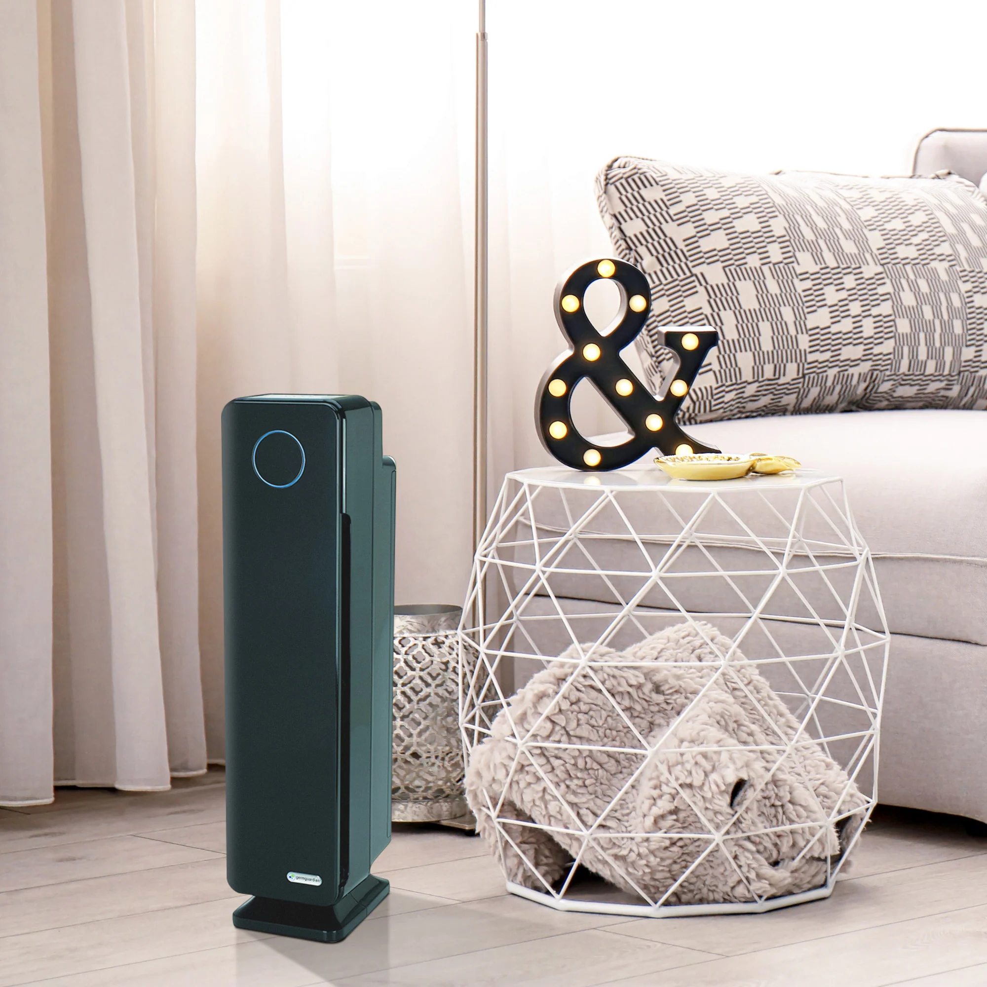 GermGuardian AC5350 HEPA PURE™ 28" Tower Air Purifier (5-speed 3-stage UV-C filtration, black) - Image 10