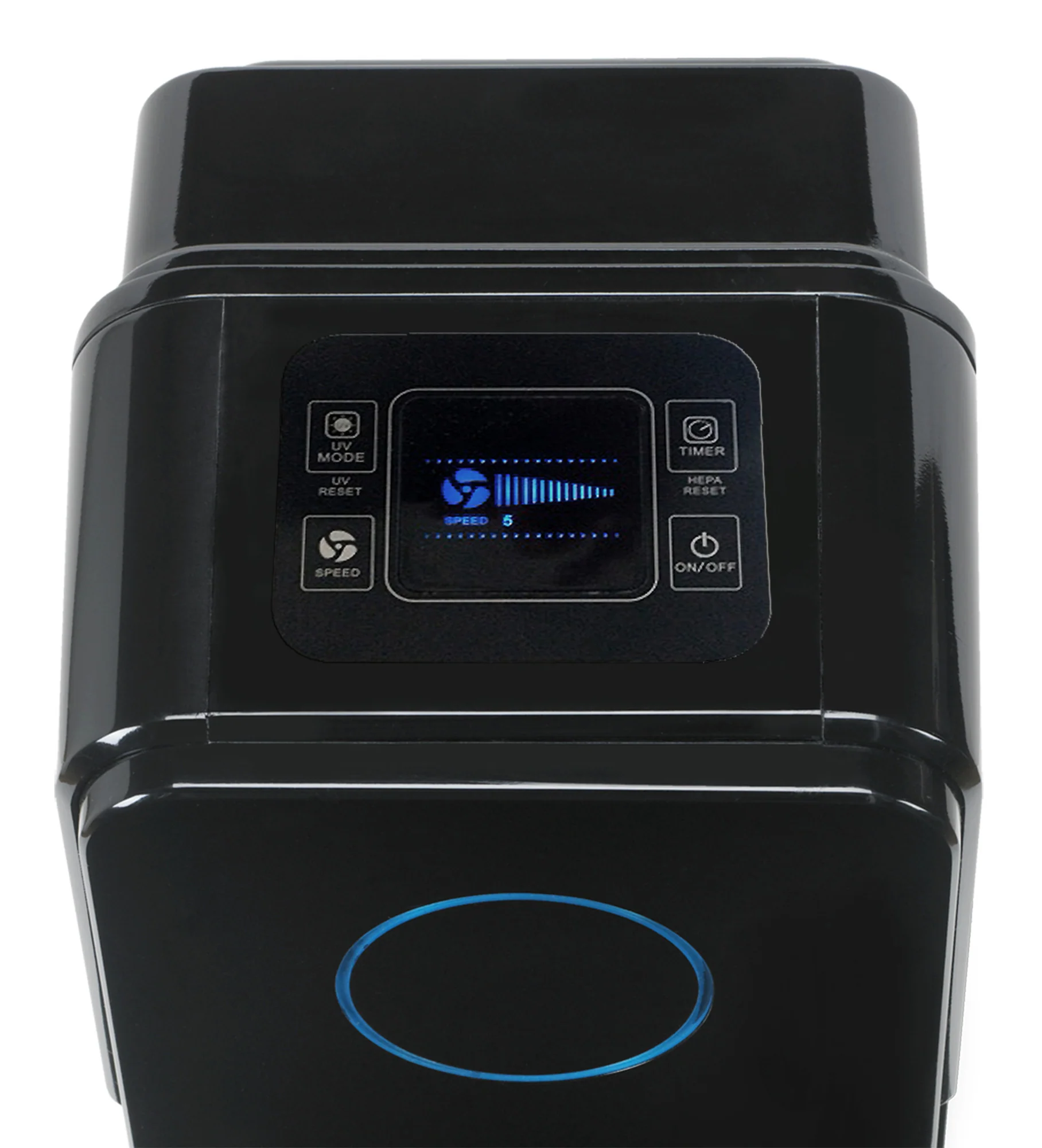 GermGuardian AC5350 HEPA PURE™ 28" Tower Air Purifier (5-speed 3-stage UV-C filtration, black) - Image 7
