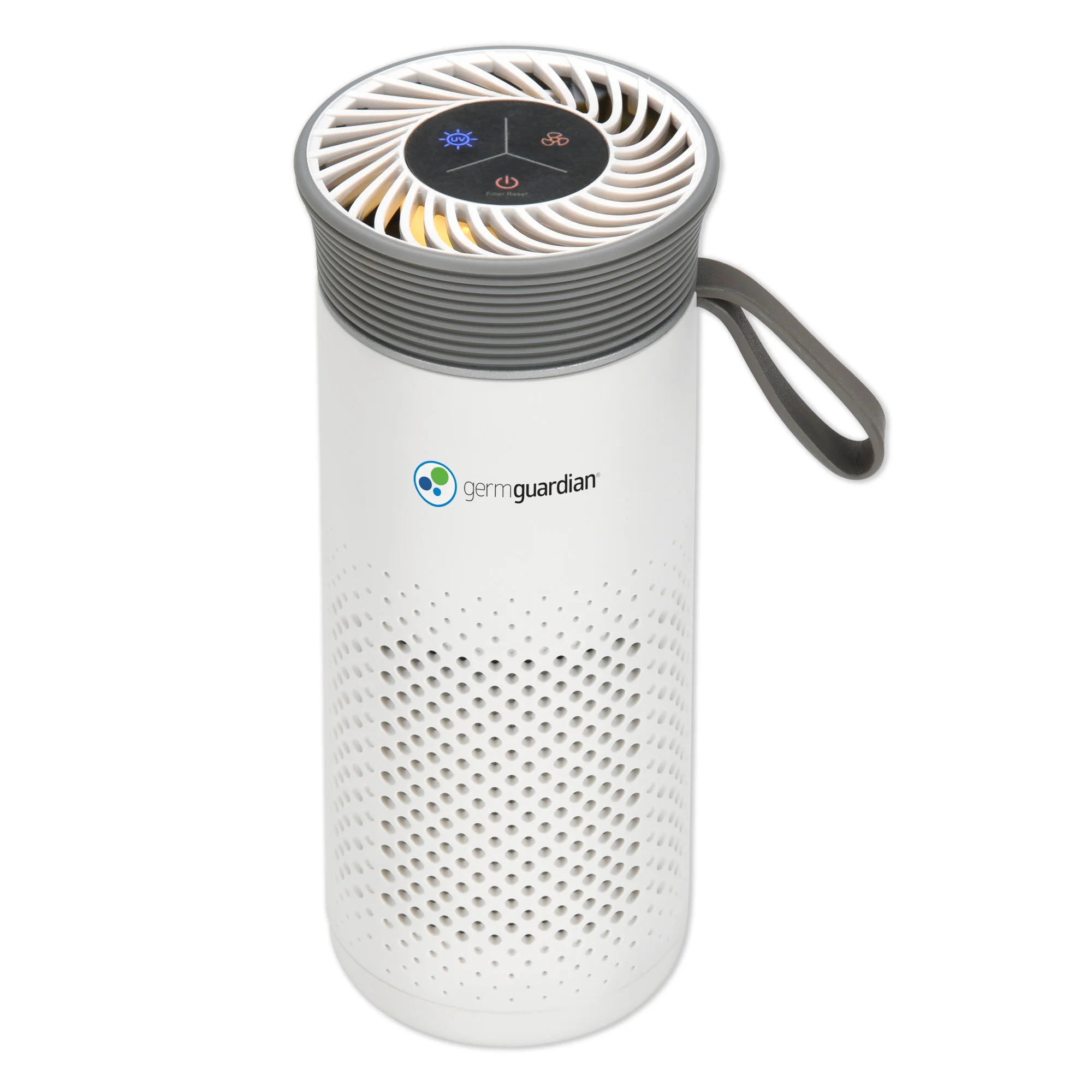 GermGuardian AC085 7" Portable Table Top Air Purifier (2-speed 3-stage UV-C filtration, white) - Image 7