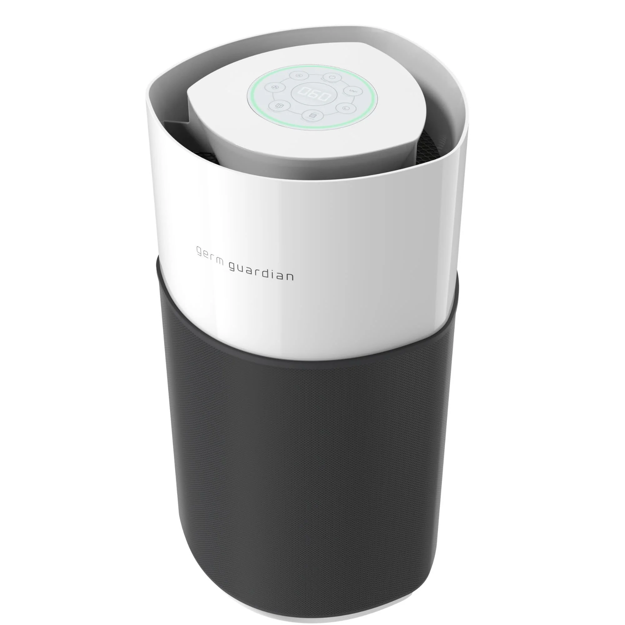 GermGuardian AC3250 AirSafe+ HEPA PURE™ 20" Smart Tower Air Purifier (360° 10-speed 4-stage UV-C filtration, black/white) - Image 14