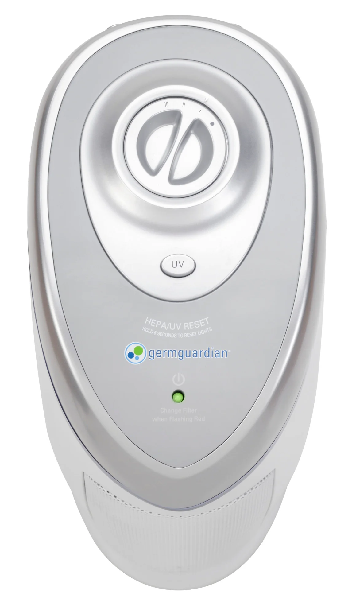 GermGuardian AC4825 HEPA PURE™ 22" Tower Air Purifier (3-speed 3-stage UV-C filtration, white) - Image 6