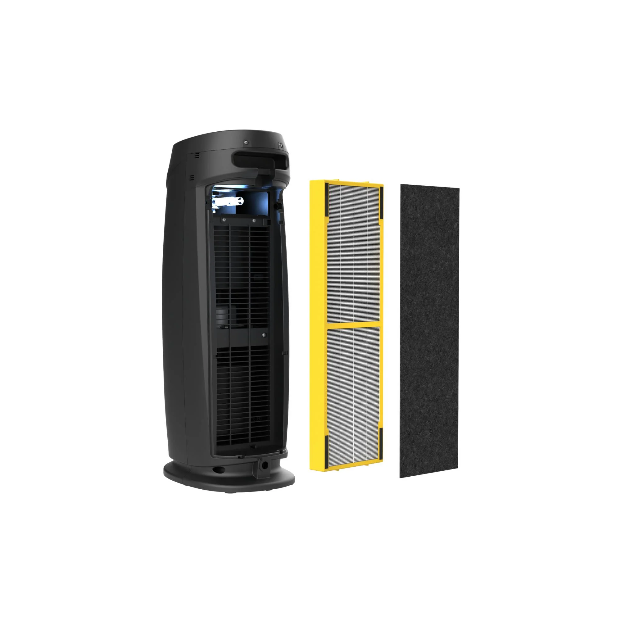 GermGuardian AC4880 HEPA PURE™ 22" Tower Air Purifier (5-speed 4-stage UV-C filtration, black) - Image 10