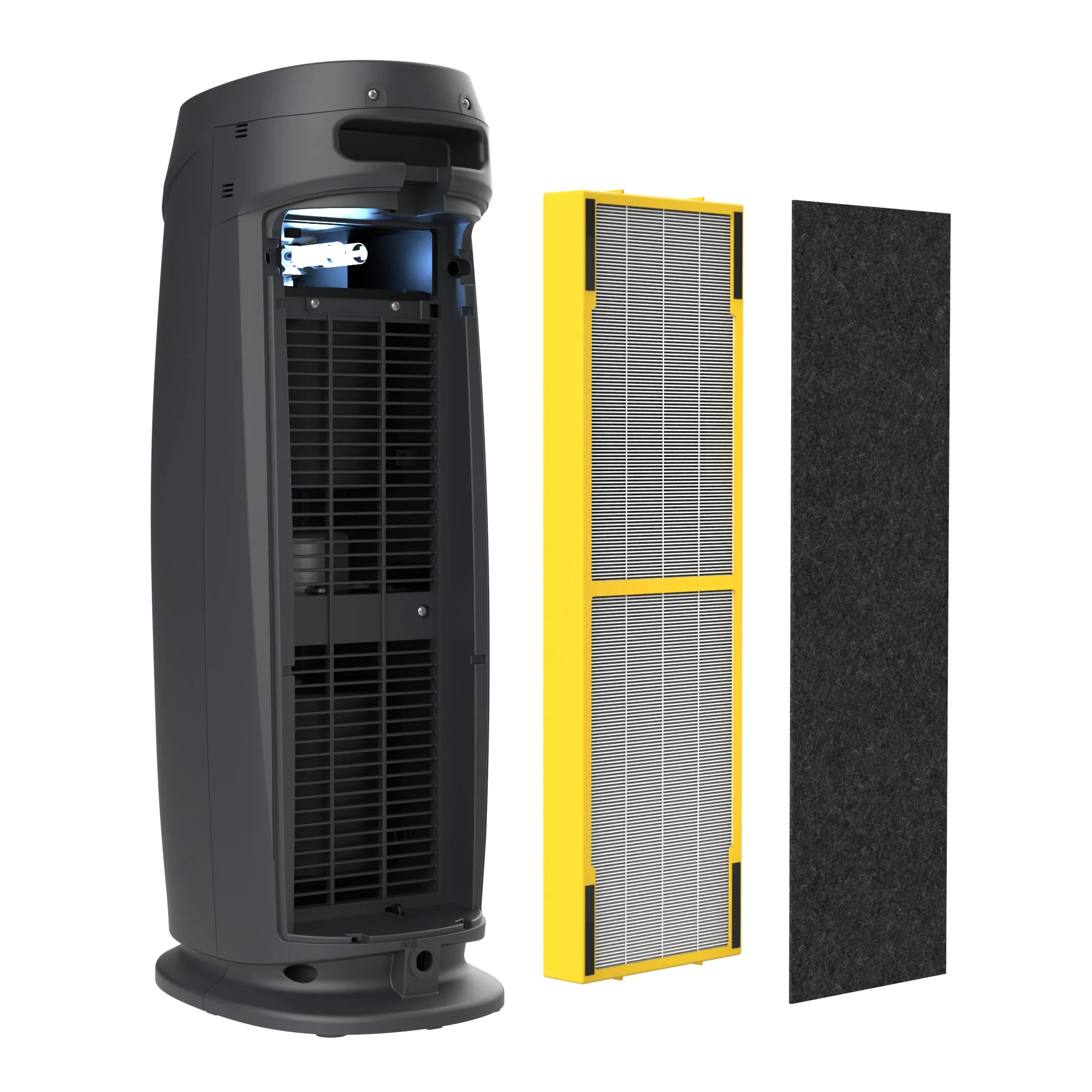GermGuardian AC4880 HEPA PURE™ 22" Tower Air Purifier (5-speed 4-stage UV-C filtration, graphite) - Image 9