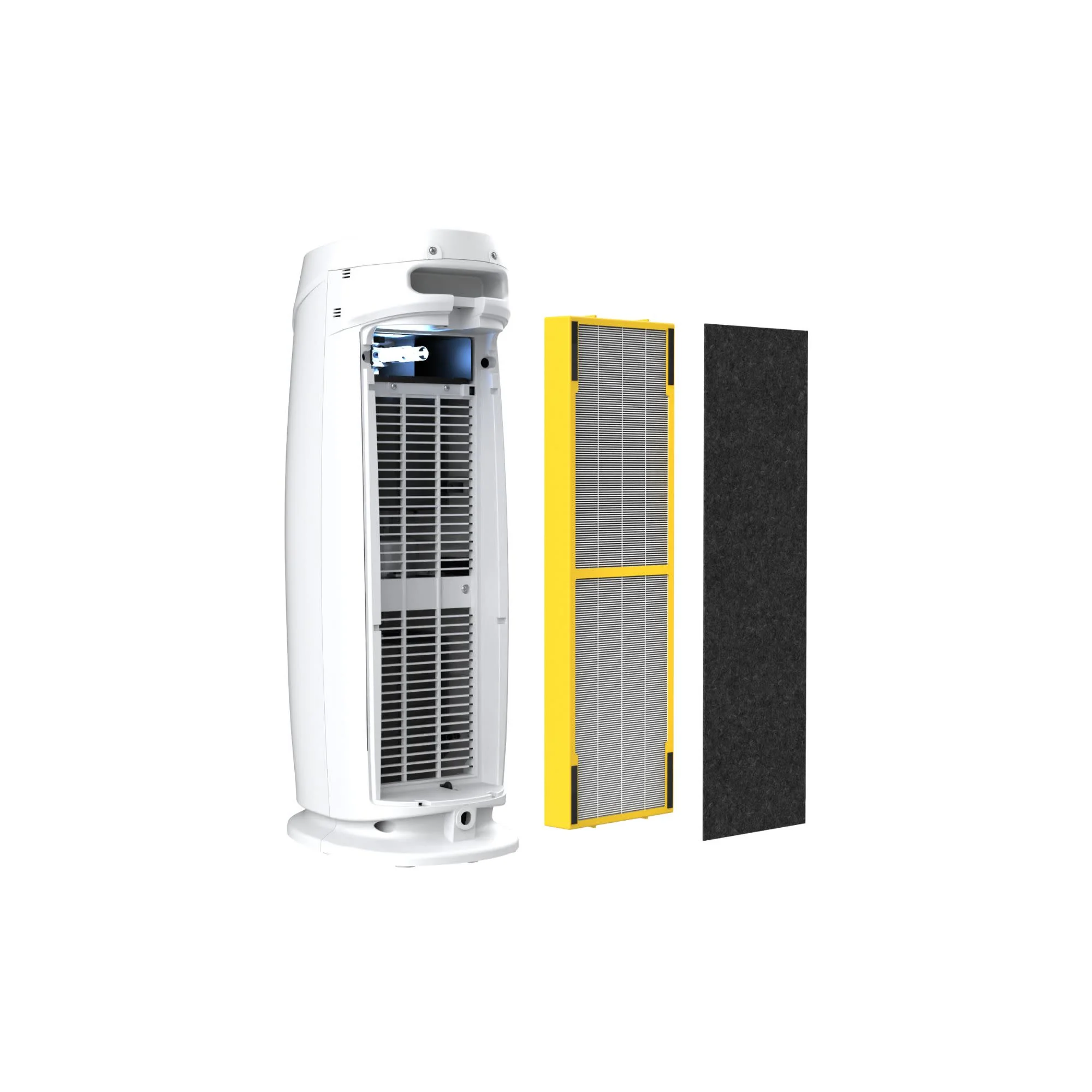 GermGuardian AC4880 HEPA PURE™ 22" Tower Air Purifier (5-speed 4-stage UV-C filtration, white) - Image 8