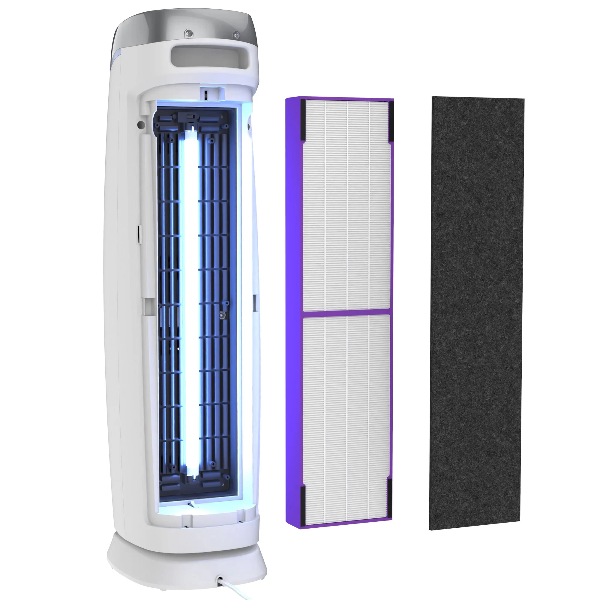 GermGuardian AC5250 PET PURE™ 28" Tower Air Purifier (5-speed 3-stage UV-C filtration, white) - Image 9