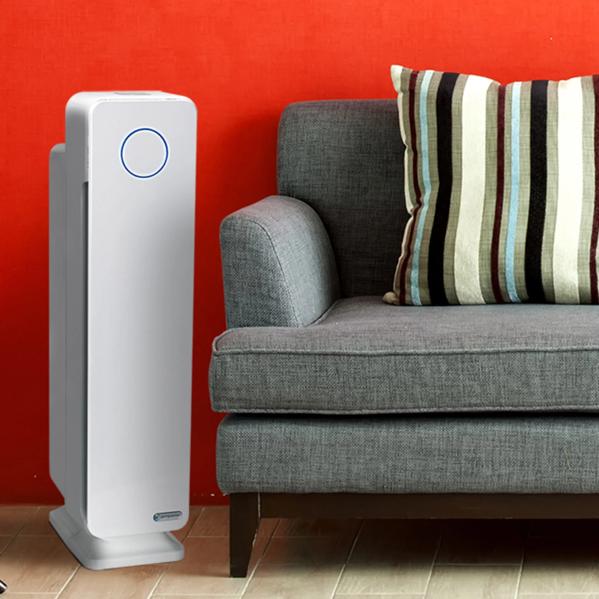 GermGuardian AC5350 HEPA PURE™ 28" Tower Air Purifier (5-speed 3-stage UV-C filtration, white) - Image 11