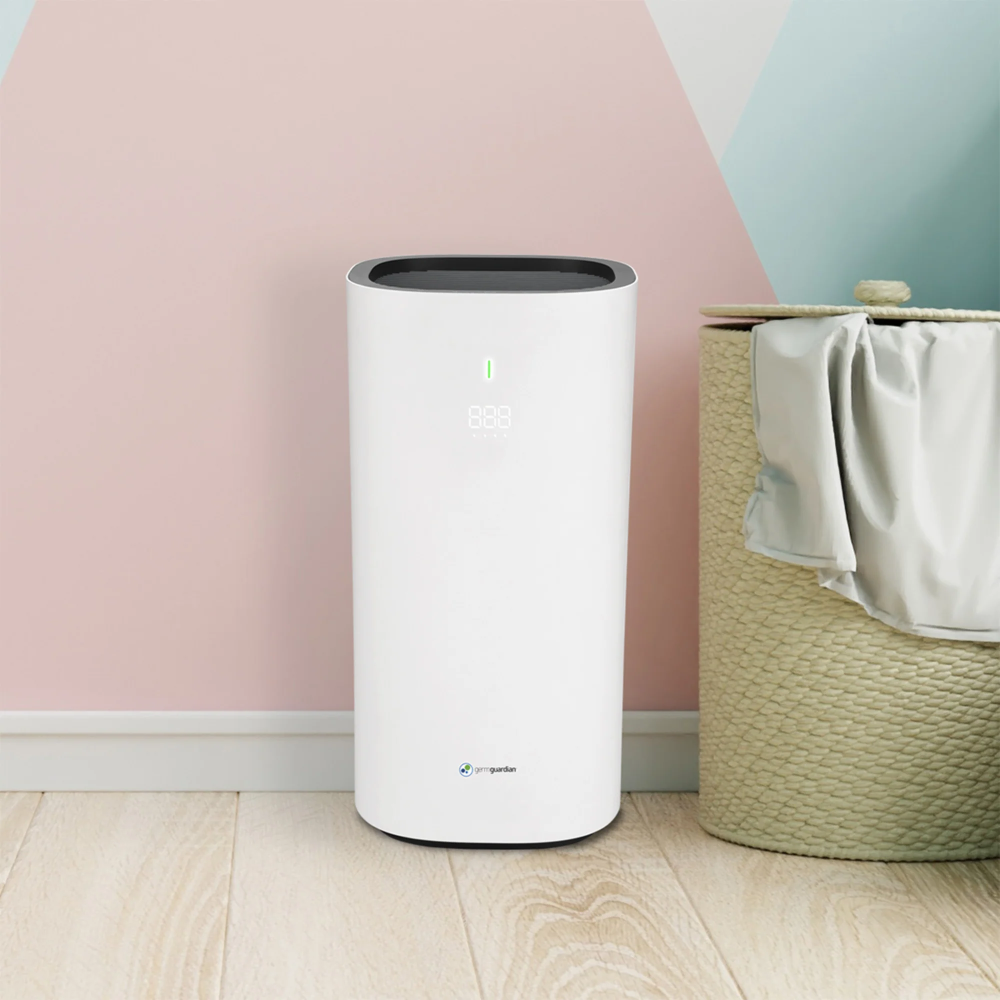 GermGuardian AC9600 HEPA PURE™ 26" Console Air Purifier (3-speed 4-stage filtration, white) - Image 8