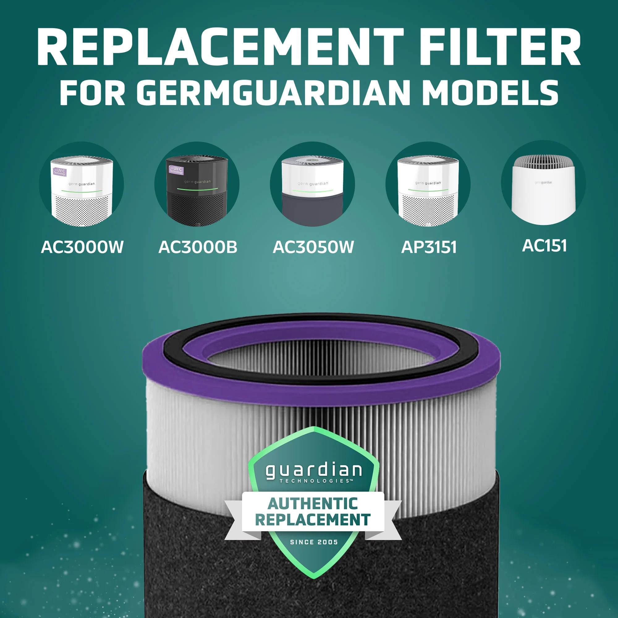 GermGuardian FLT151PT PET PURE™ Air Purifier Filter V - Image 3