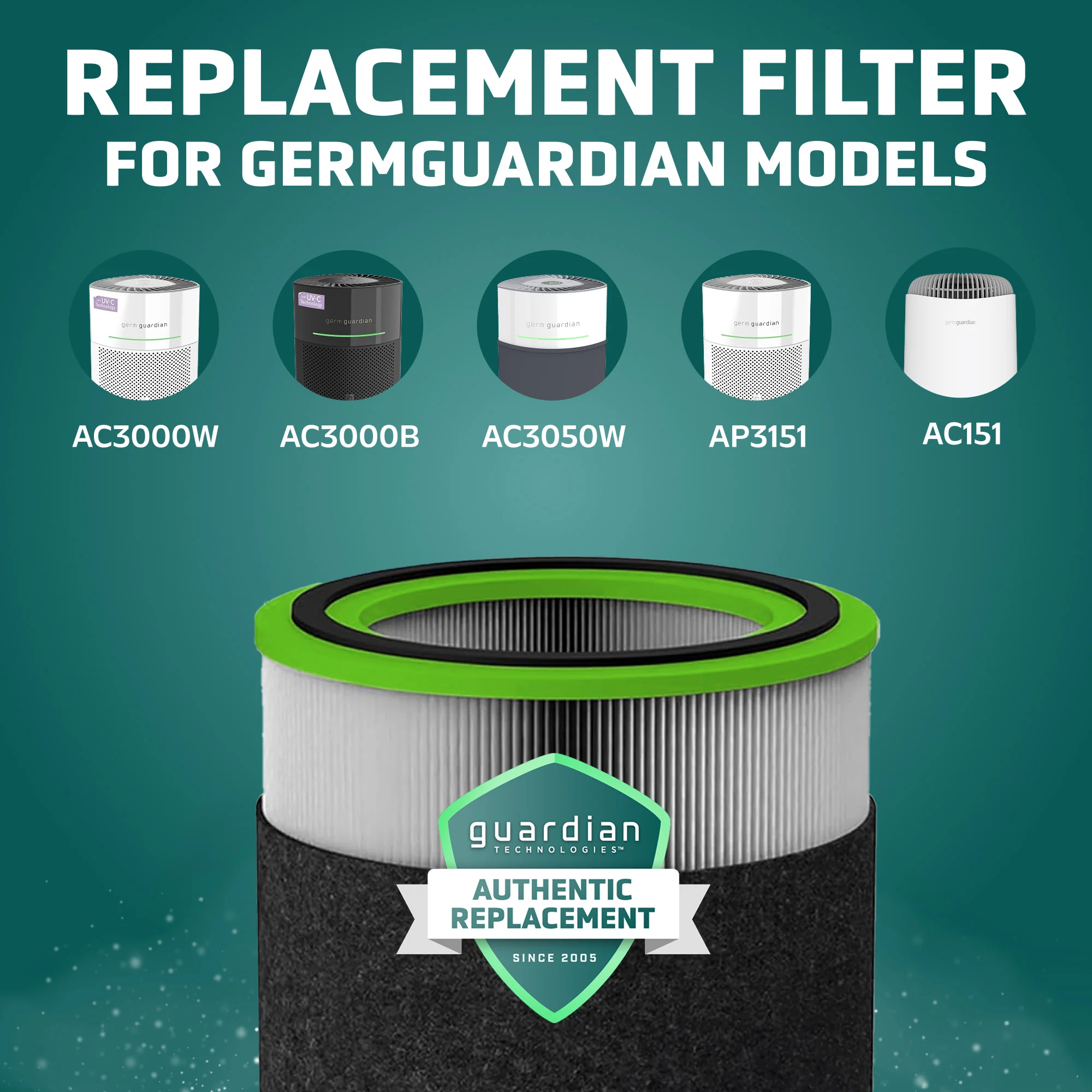 GermGuardian FLT151VO TOXIN CLEAR™ Air Purifier Filter V - Image 3