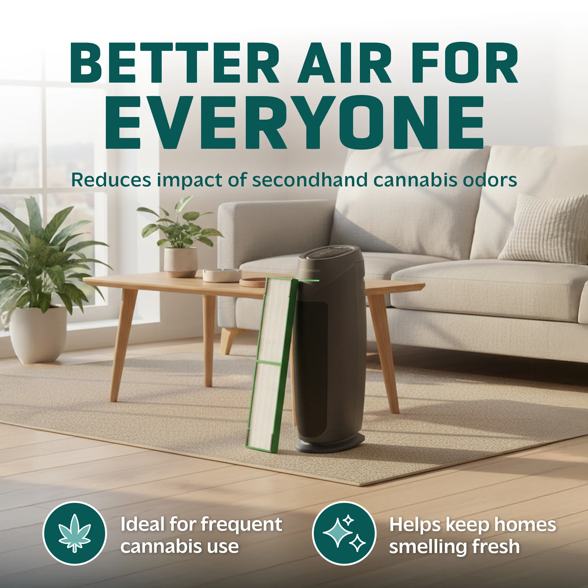 GermGuardian FLT420B Cannabis Smoke Genuine Air Purifier Replacement Filter B - Image 6