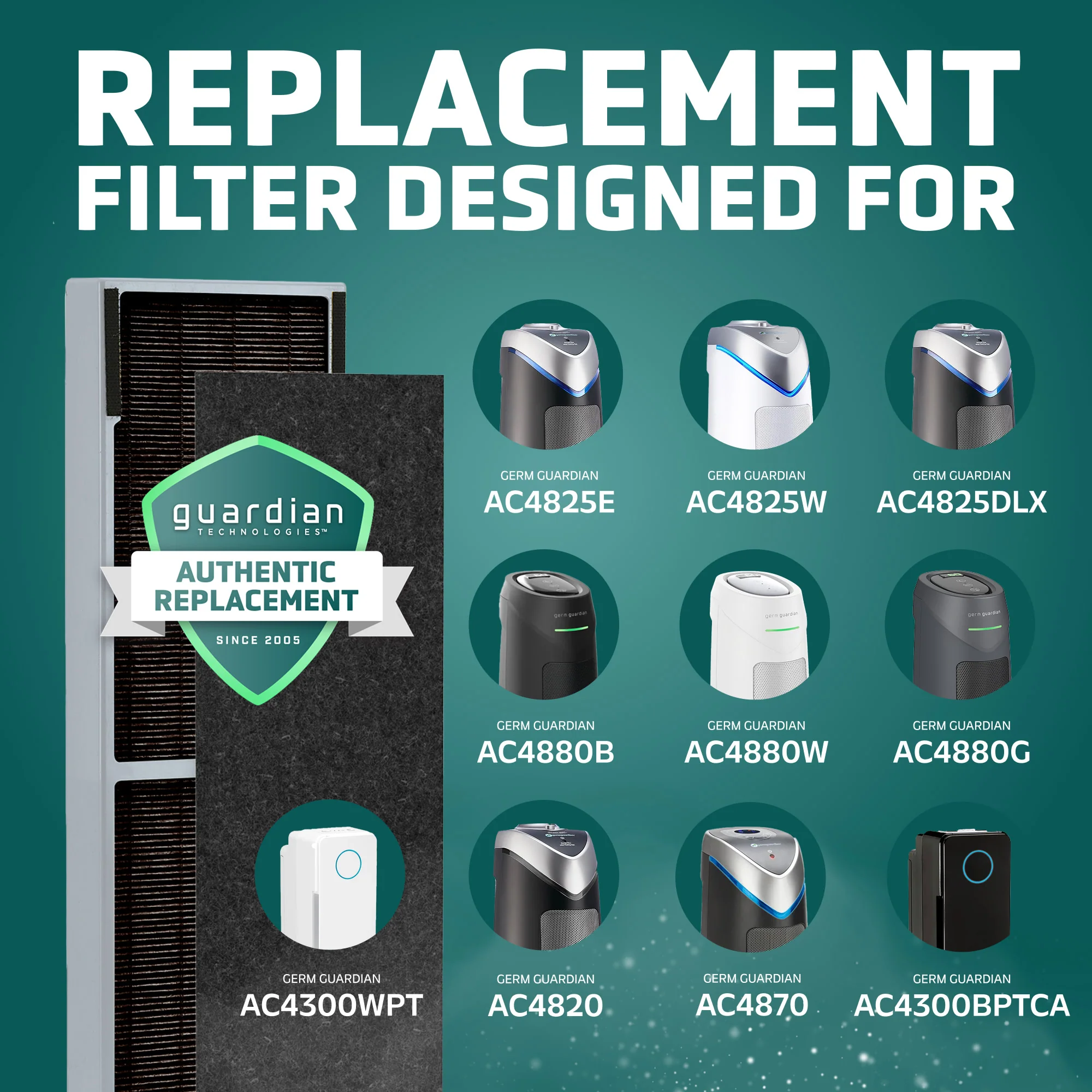 GermGuardian FLT4825SM SMOKE CLEAR™ Air Purifier Filter B - Image 4