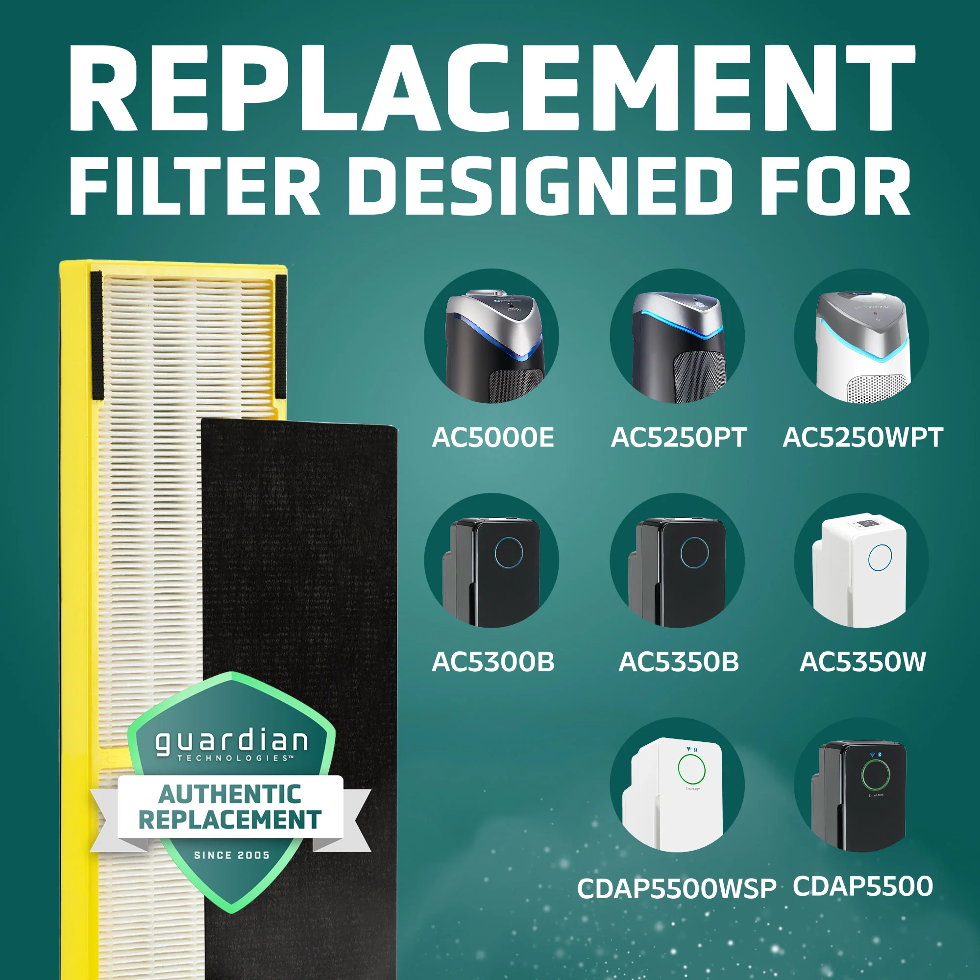 GermGuardian FLT5000 HEPA PURE™ Air Purifier Filter C - Image 3