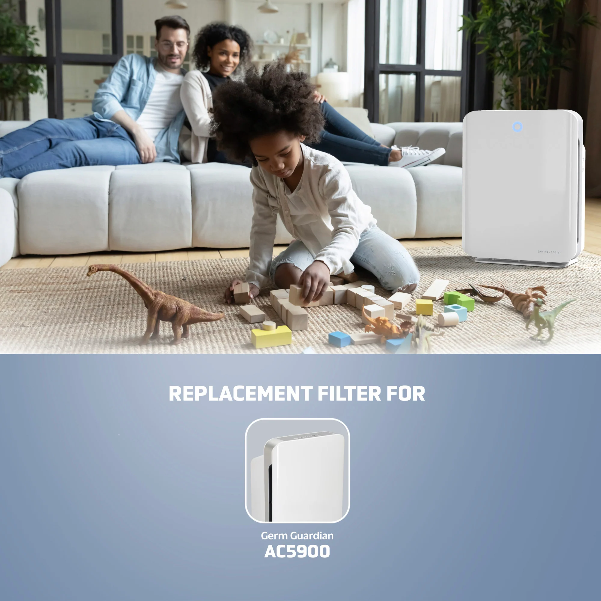 GermGuardian FLT5900 HEPA PURE™ Air Purifier Filter J - Image 3
