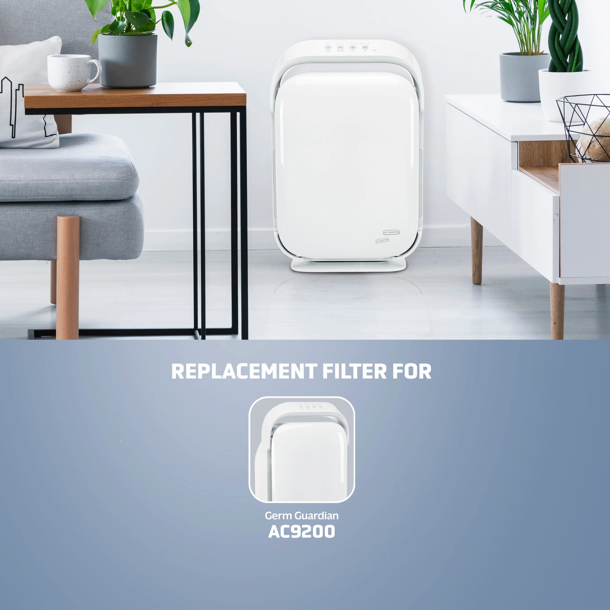 GermGuardian FLT9200 HEPA PURE™ Air Purifier Filter H Combo Pack - Image 3