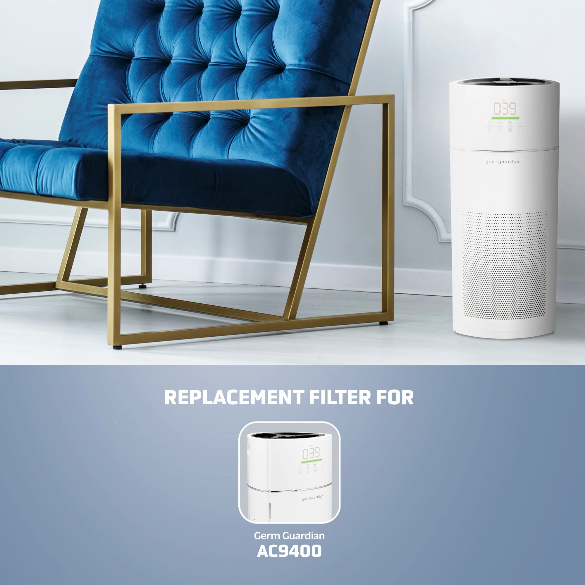 GermGuardian FLT9400 HEPA PURE™ Air Purifier Filter K - Image 3