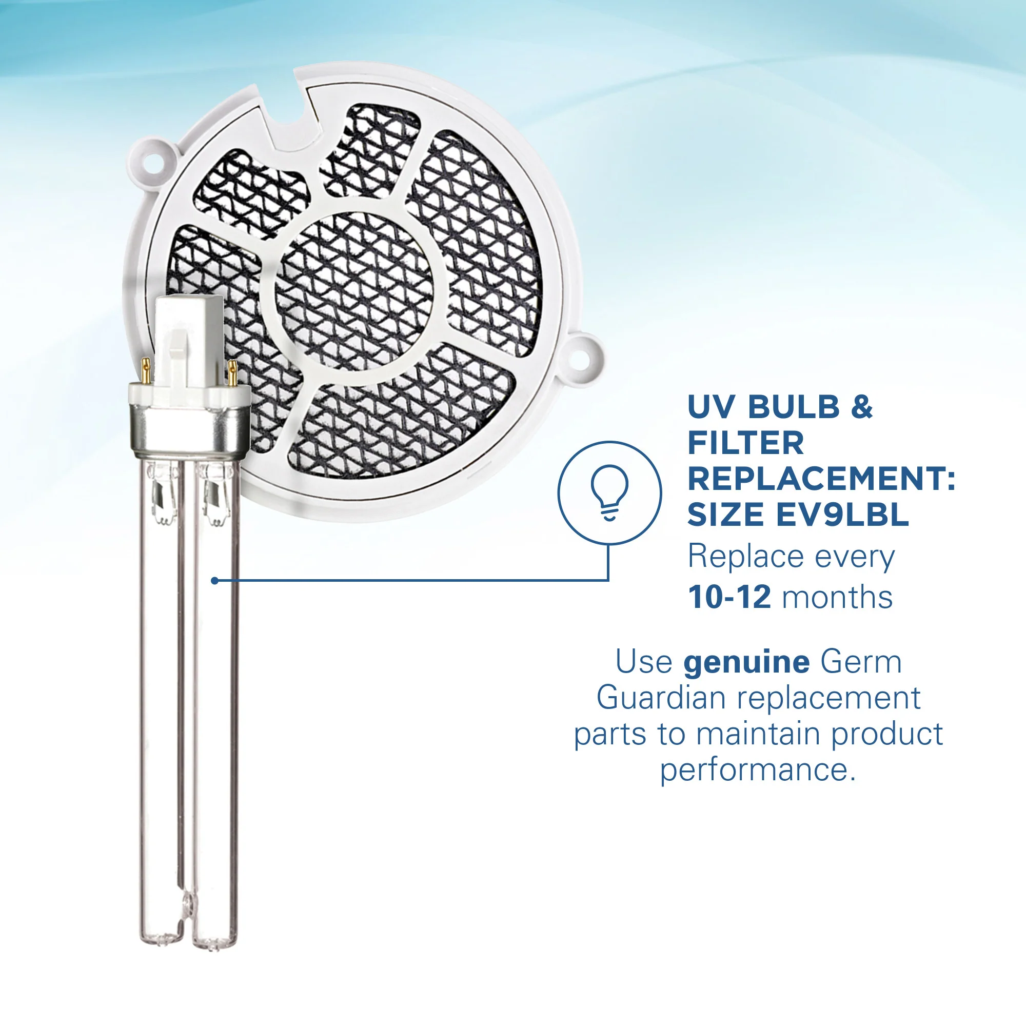 GermGuardian GG3000BCA Table Top UV-C Sanitizer and Deodorizer - Image 3