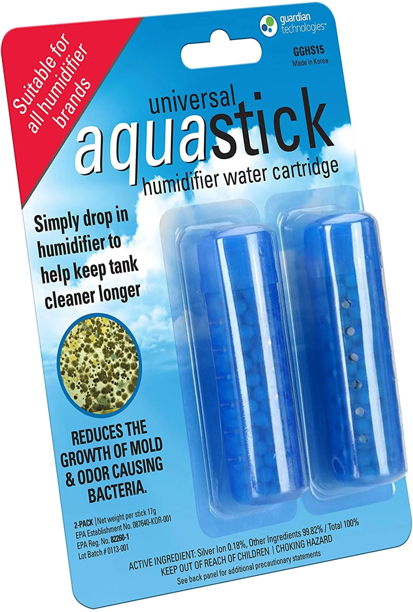 PureGuardian GGHS15 Aquastick Antimicrobial Humidifier Treatment - Image 4