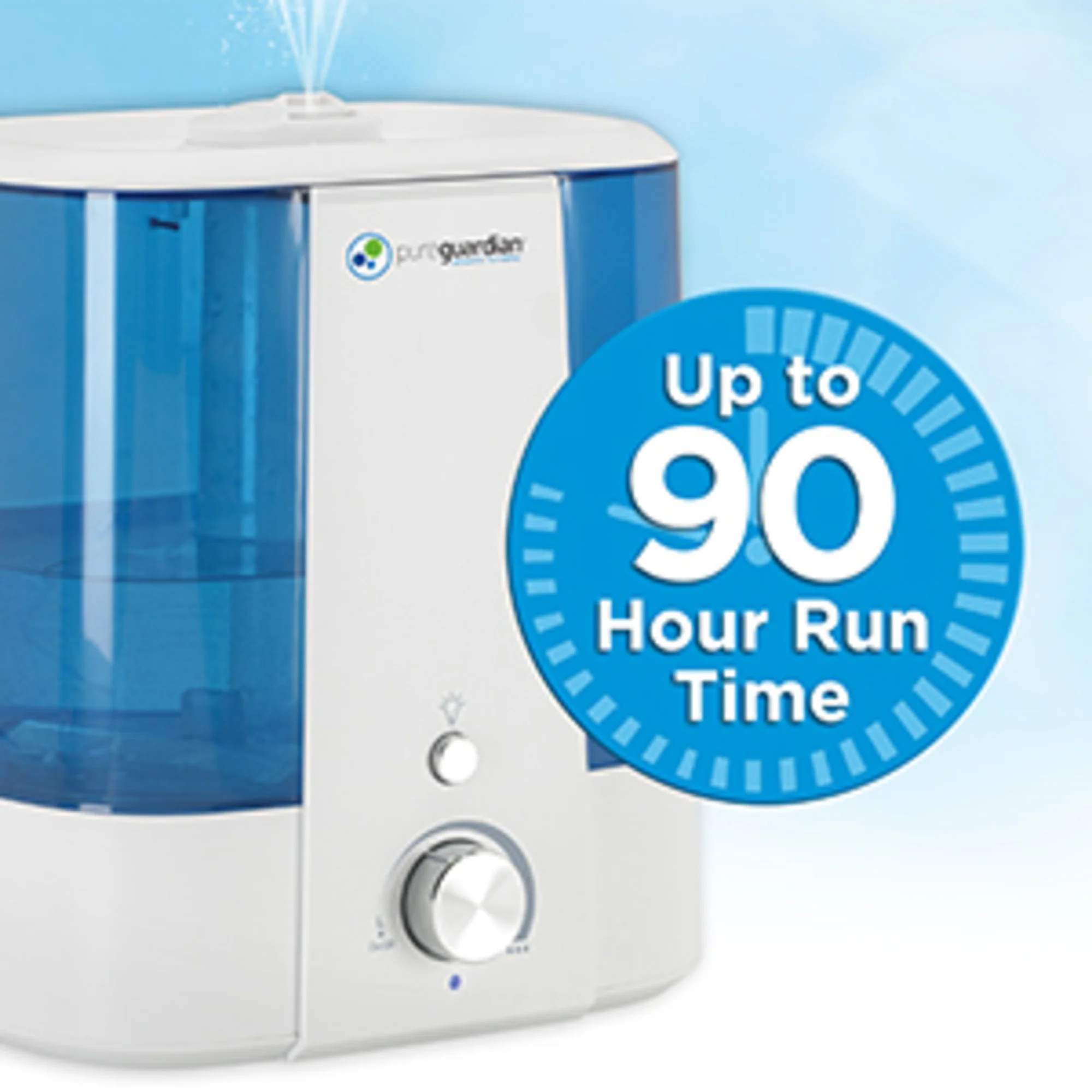 PureGuardian H1175 Top Fill Ultrasonic Cool Mist Humidifier with Aromatherapy Tray, 1.5-Gallon - Image 6