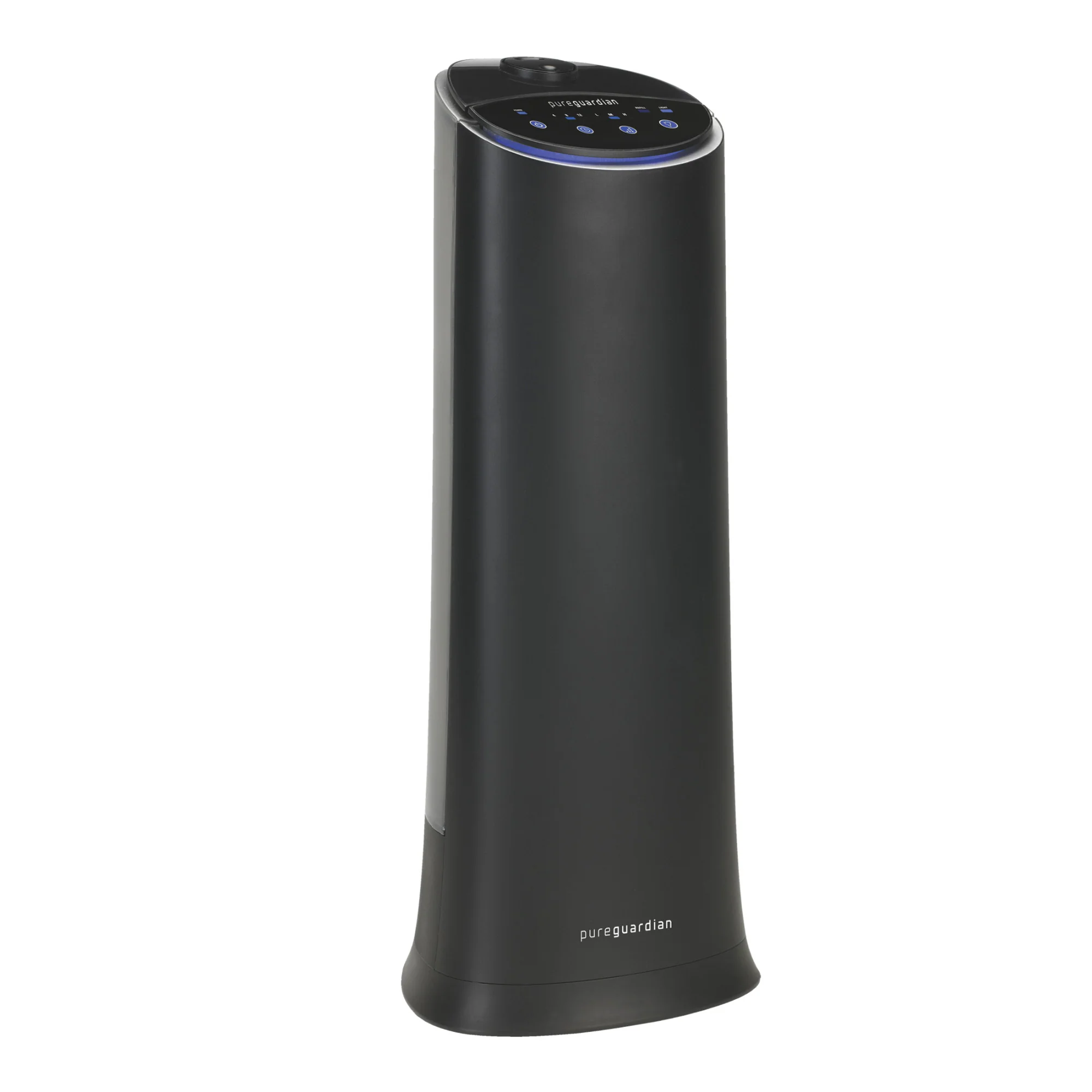 PureGuardian H3200 Ultrasonic Cool Mist Humidifier Tower with Aromatherapy Tray, 1.5-Gallons (black)