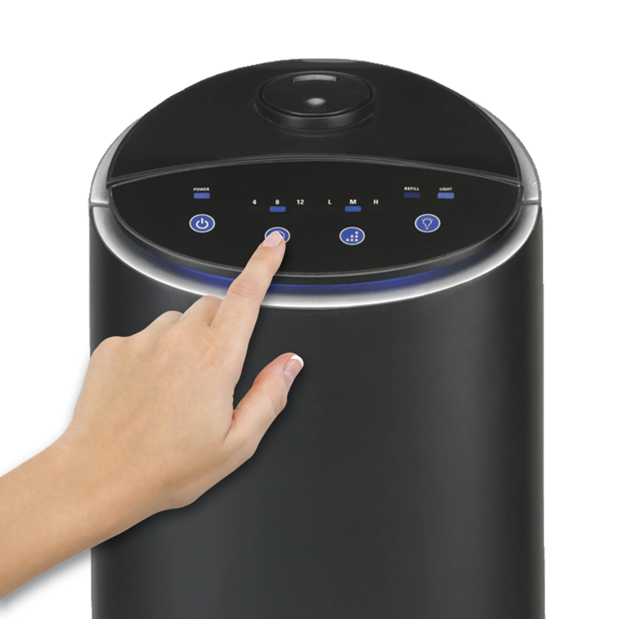 PureGuardian H3200 Ultrasonic Cool Mist Humidifier Tower with Aromatherapy Tray, 1.5-Gallons (black) - Image 11