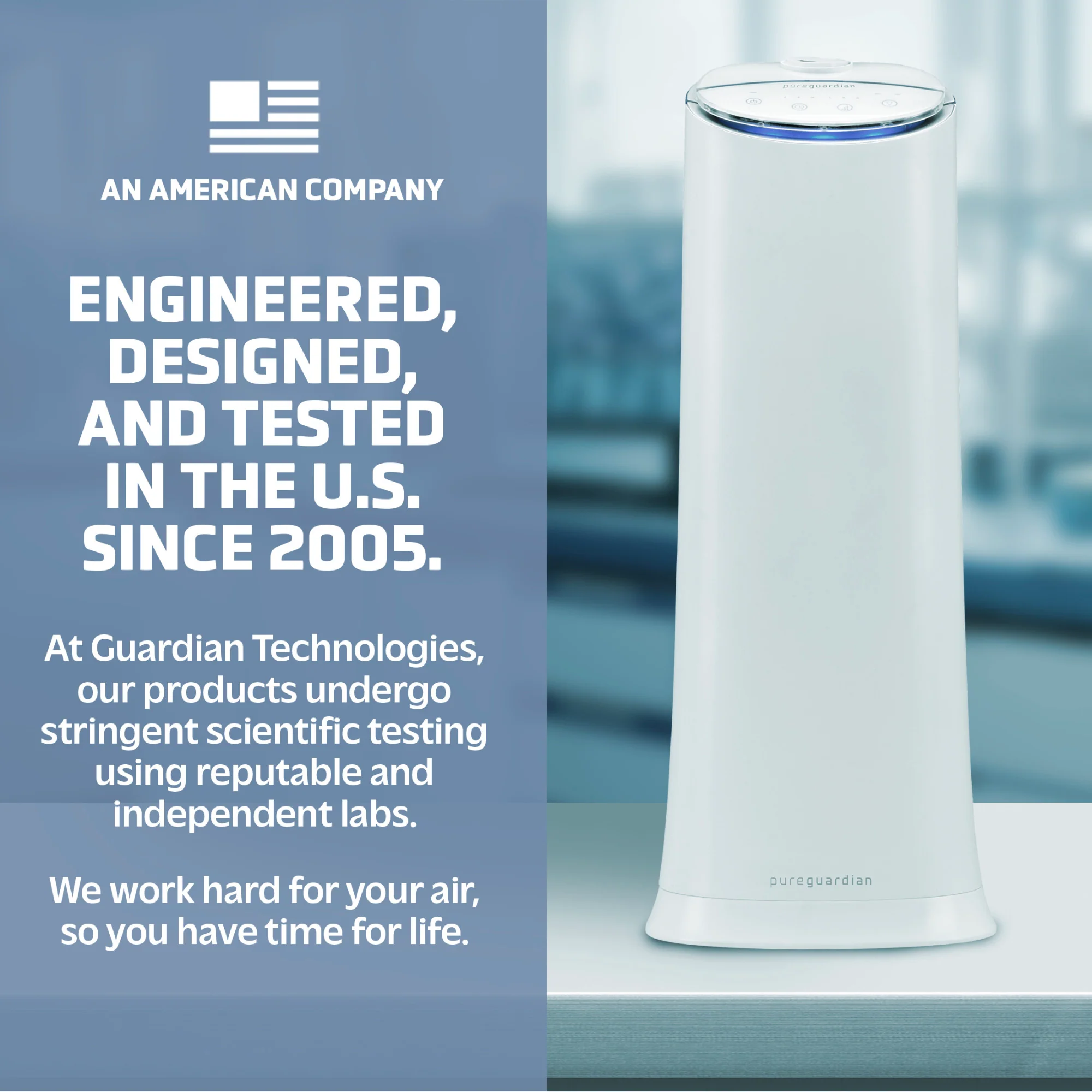 PureGuardian H3250WCA Ultrasonic Warm and Cool Mist Humidifier Tower with Aromatherapy Tray, 1.5-Gallons - Image 7