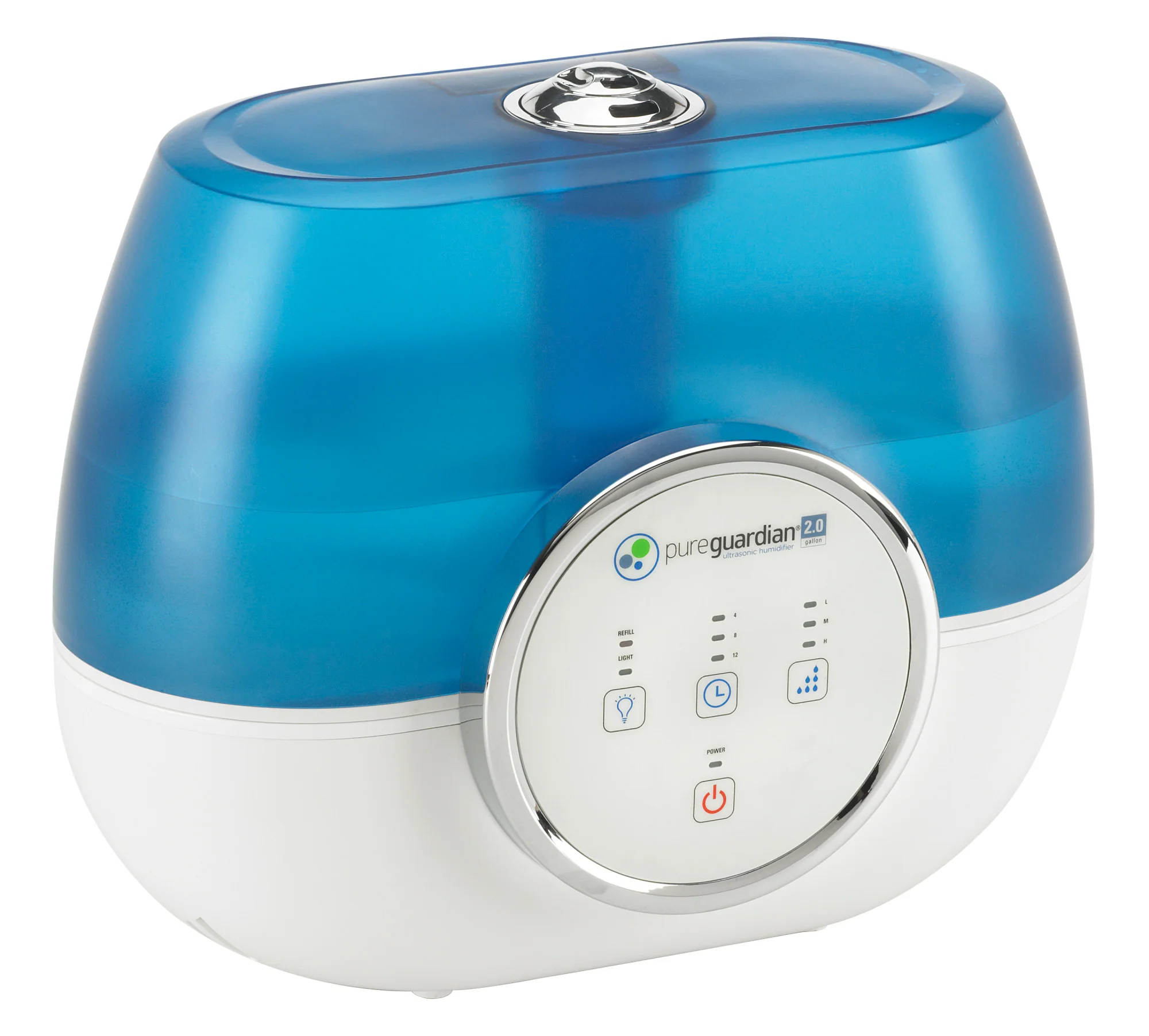 PureGuardian H4750AR 120-Hour Ultrasonic Cool Mist Humidifier with Aroma Therapy Tray, 2-Gallons