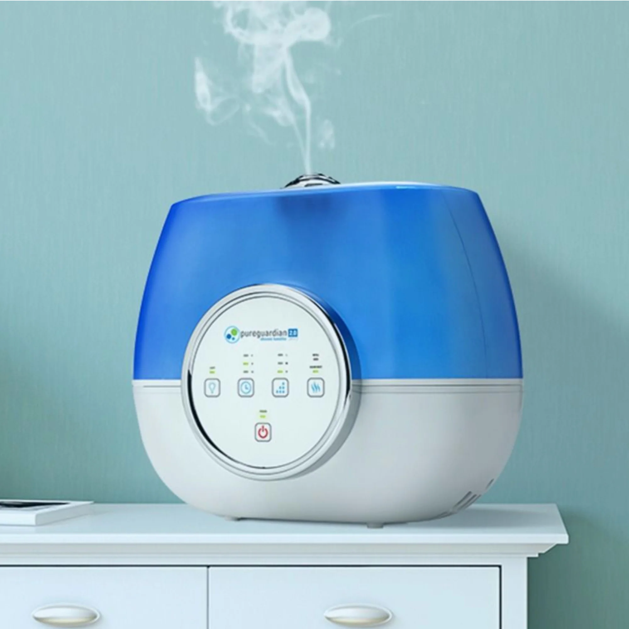 PureGuardian H4810AR 2-Gallon Ultrasonic Warm Mist & Cool Mist Humidifier with Aromatherapy Tray - Image 12