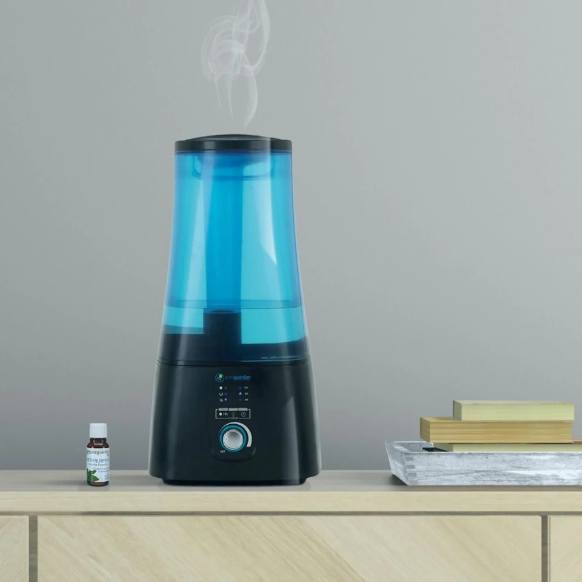 PureGuardian H5450BCA Ultrasonic Warm and Cool Mist Humidifier with UV-C and Aromatherapy Tray, 2-Gallons - Image 10