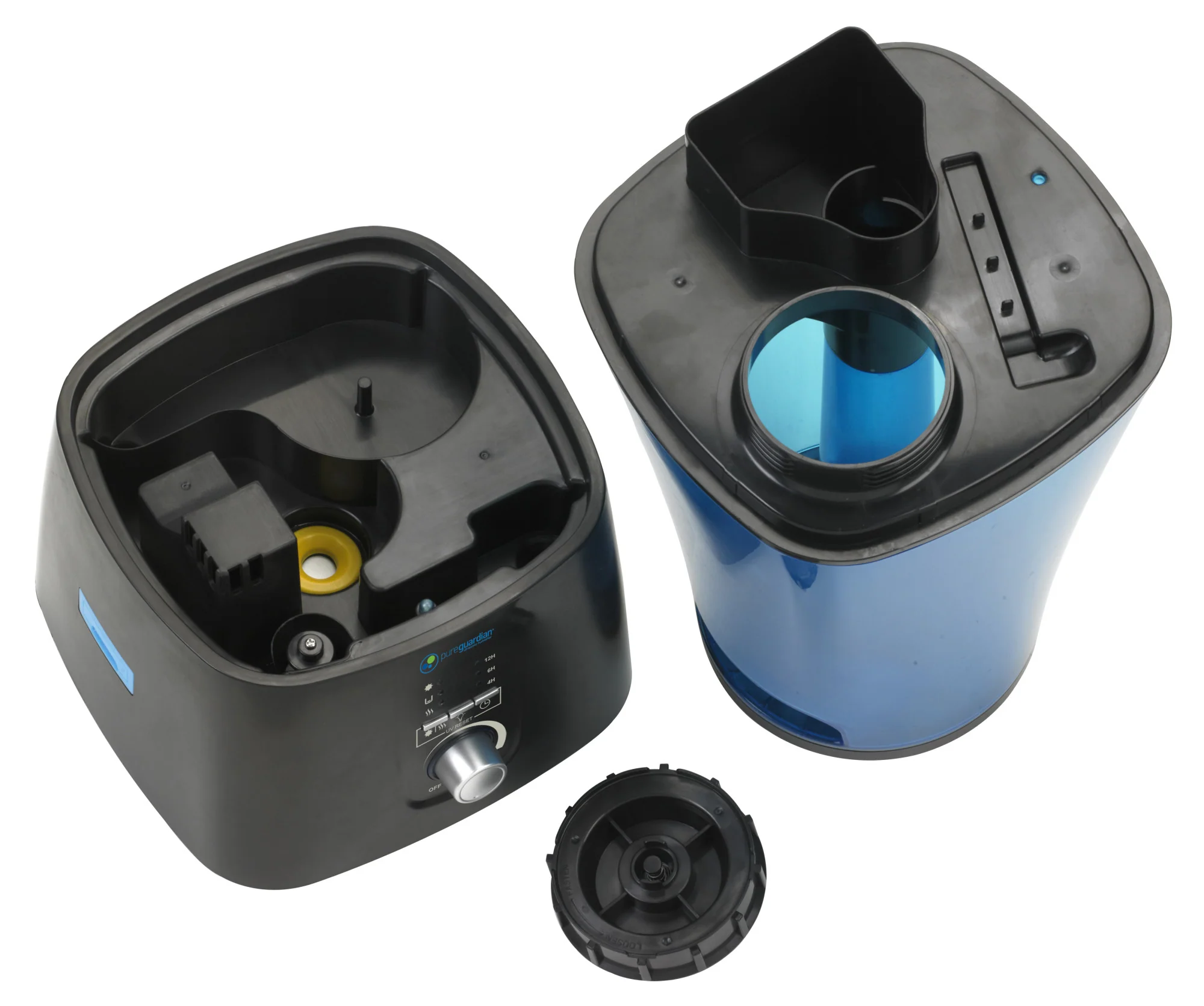 PureGuardian H5450BCA Ultrasonic Warm and Cool Mist Humidifier with UV-C and Aromatherapy Tray, 2-Gallons - Image 8