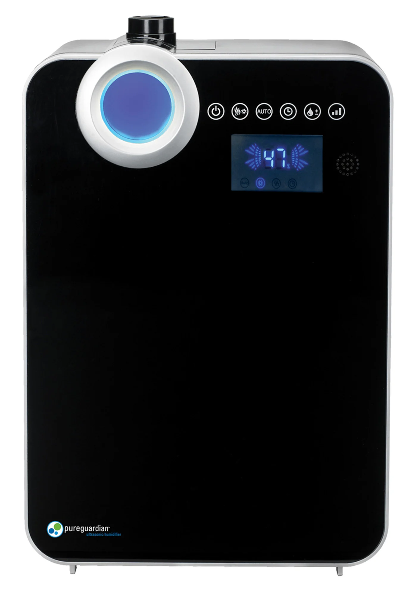 PureGuardian H8000B Elite Ultrasonic Warm Mist & Ultrasonic Cool Mist Digital Humidifier with Extendable Wand - Image 8