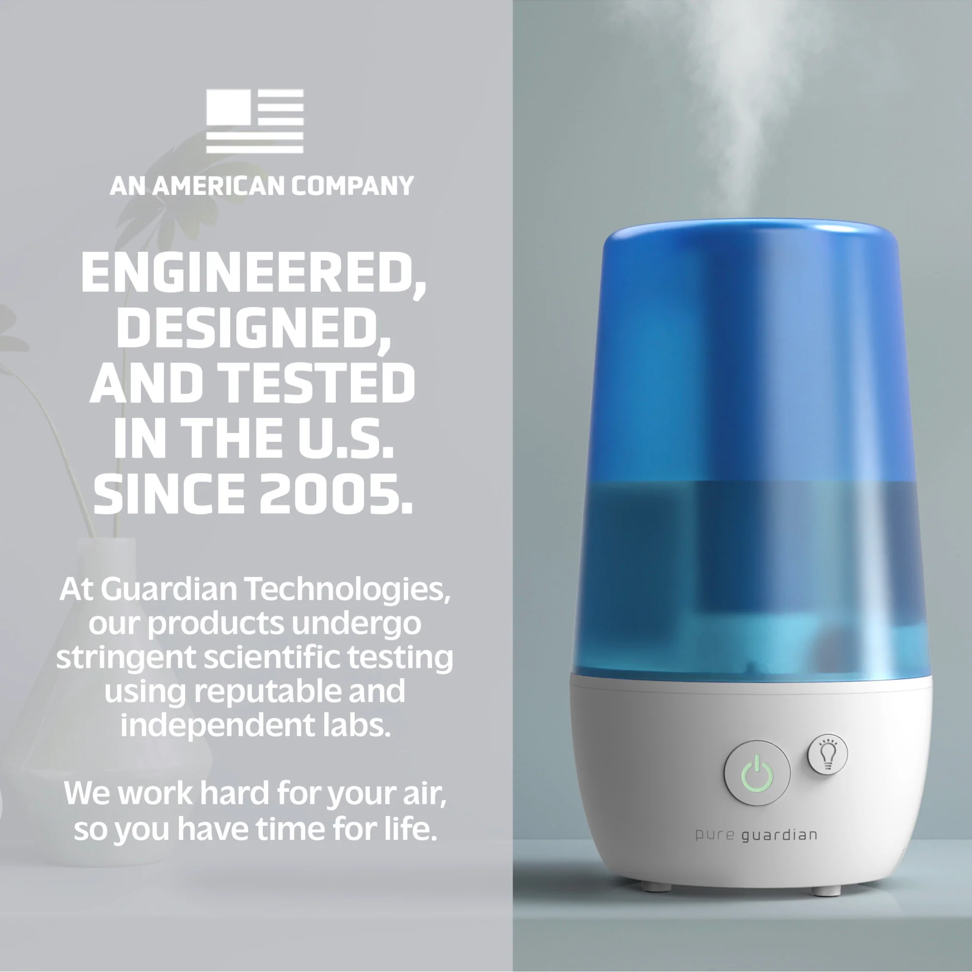 PureGuardian H965AR 1-Gallon Ultrasonic Cool Mist Humidifier - Image 3