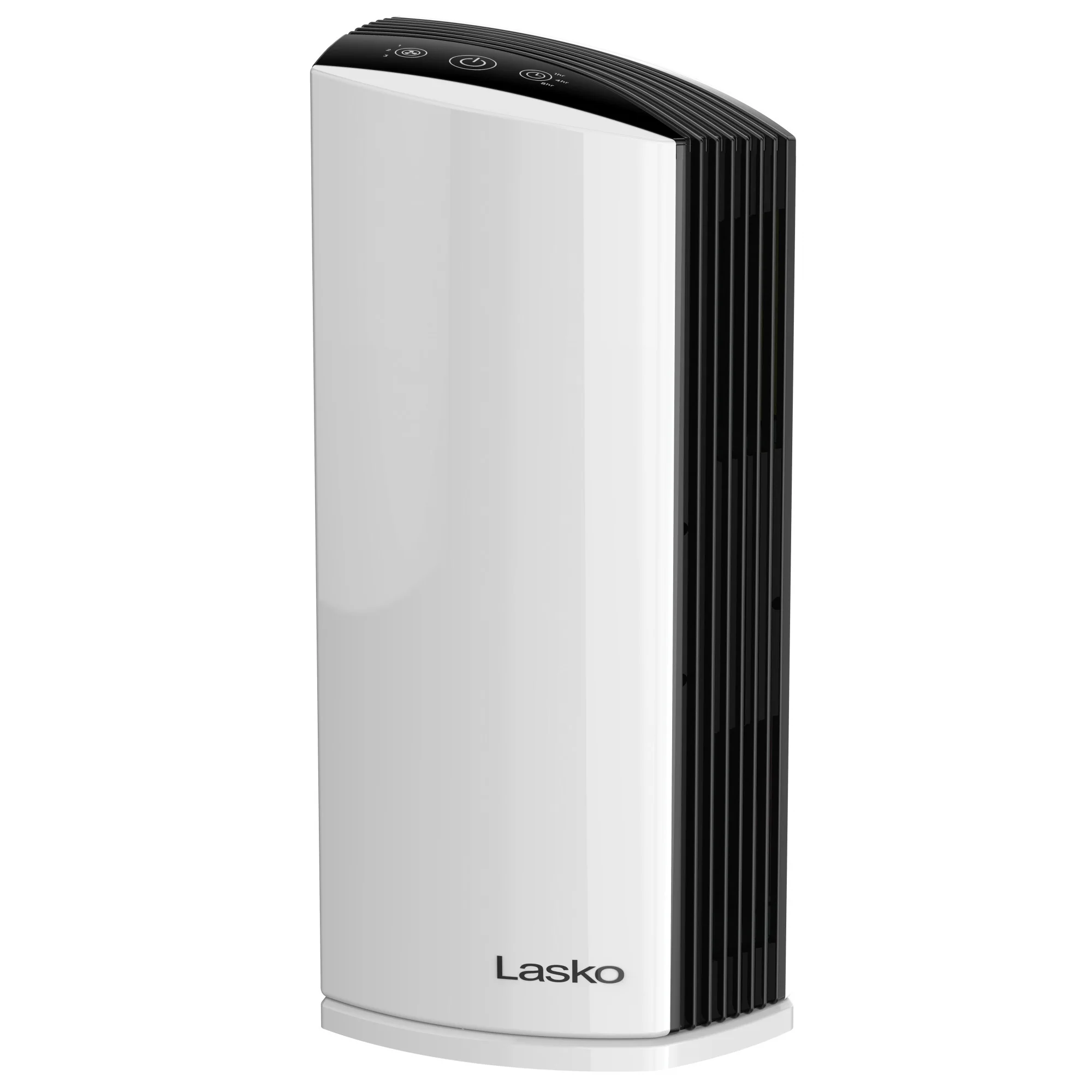 Lasko LP300 HEPA 22" Tower Air Purifier (3-speed 2-stage filtration, white/black)