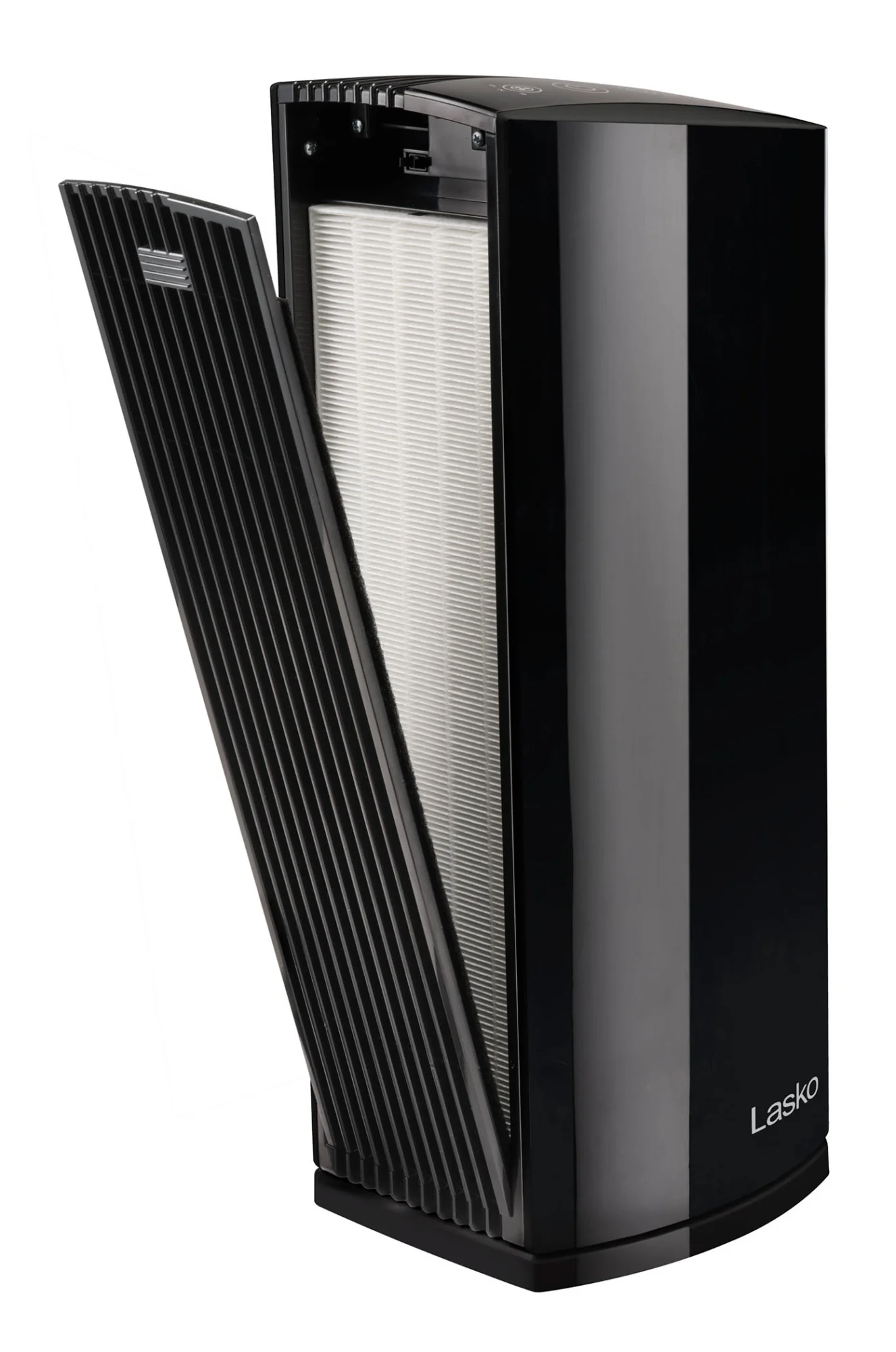 Lasko LP450 HEPA 22" Tower Air Purifier with Alexa (4-speed 2-stage filtration, black) - Image 11