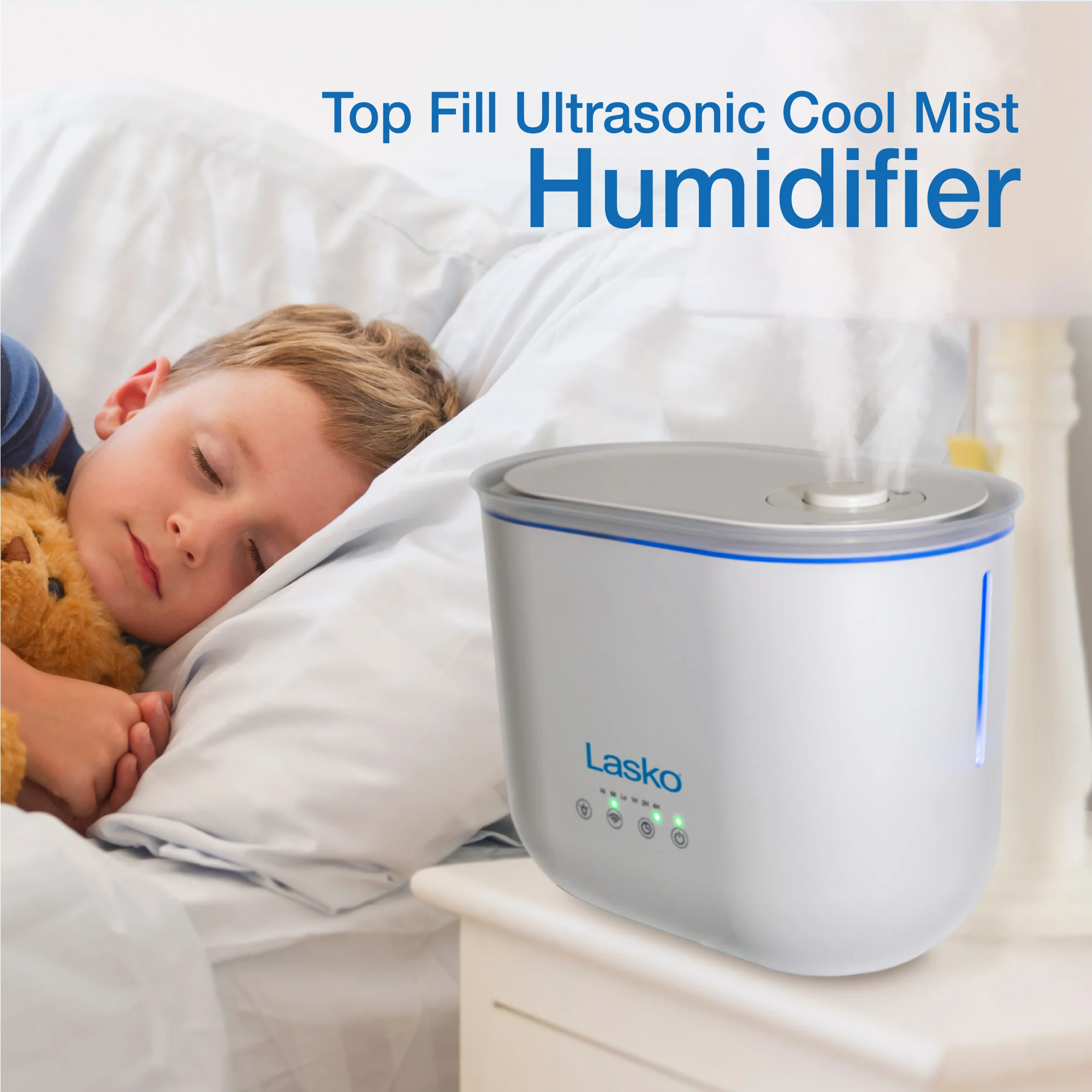 Lasko UH250 Top Fill Ultrasonic Cool Mist Humidifier - Image 2