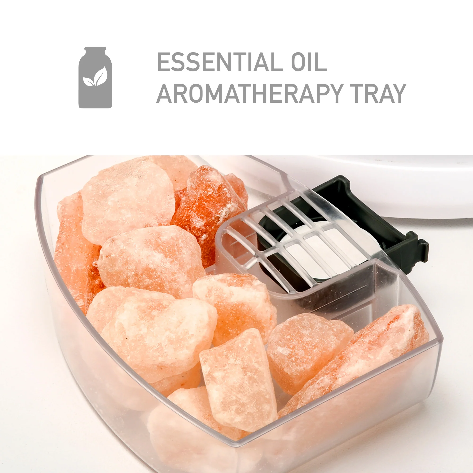 PureGuardian 3-in-1 Cool Mist Humidifier Salt Lamp with Aromatherapy Tray - Image 5