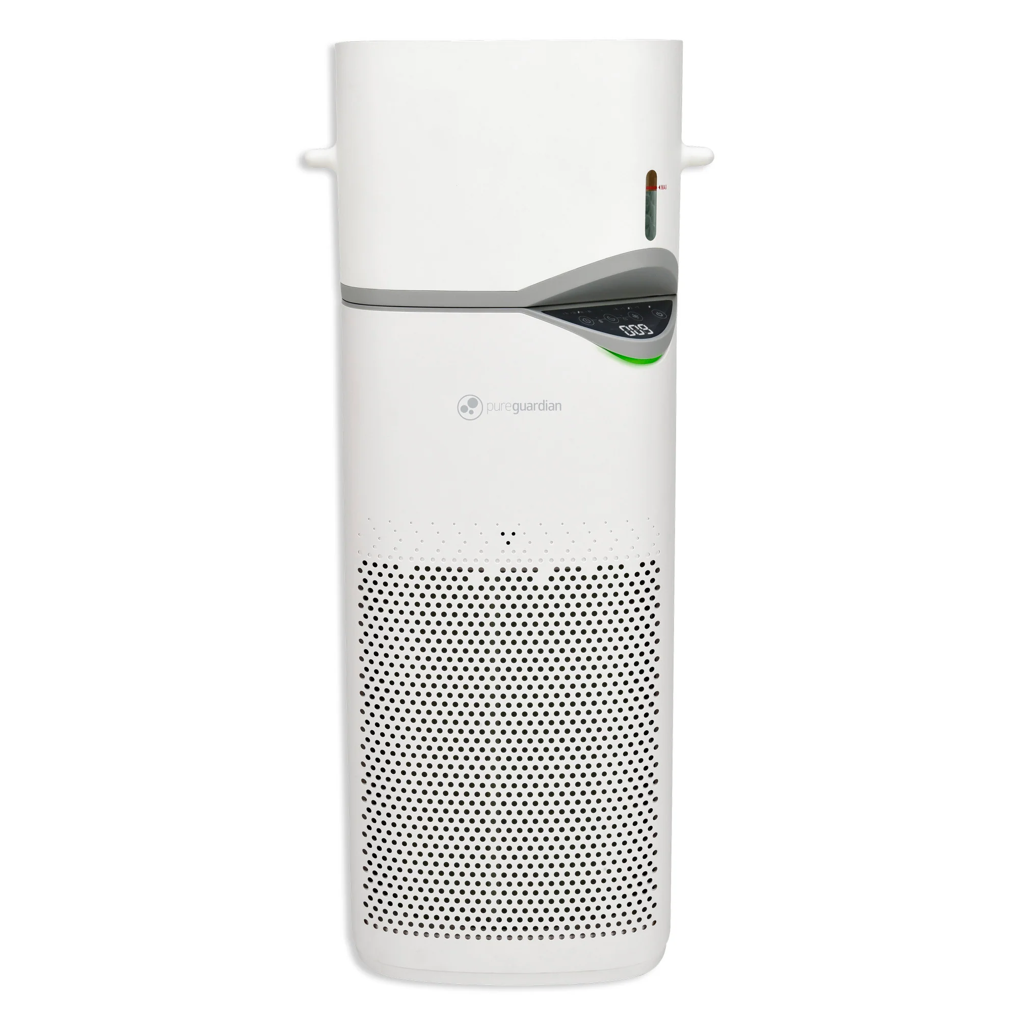 PureGuardian APH406 HEPA PURE™ 30" Console Air Purifier & 0.8 gallon Humidifier (360° 3-speed 3-stage filtration, white)