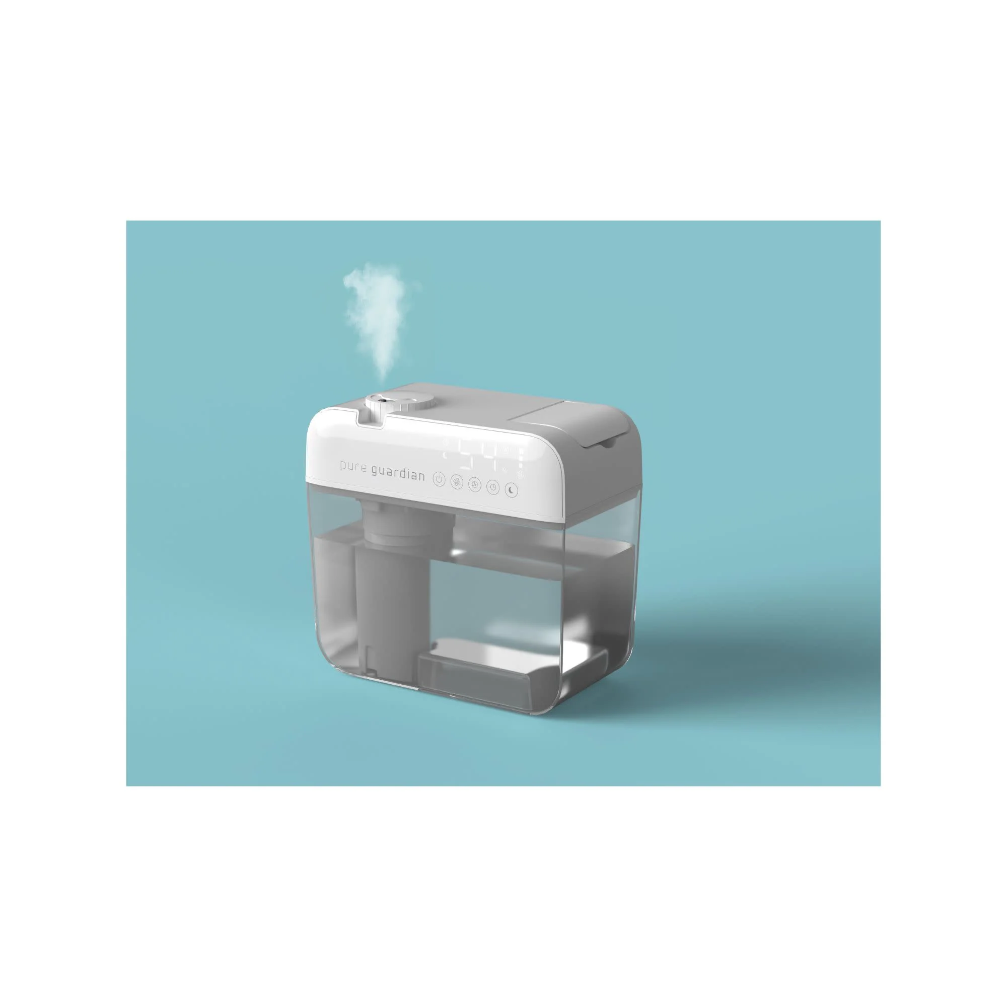 PureGuardian H1050W 1.2 Gallon Cool Mist Ultrasonic Humidifier, White - Image 8