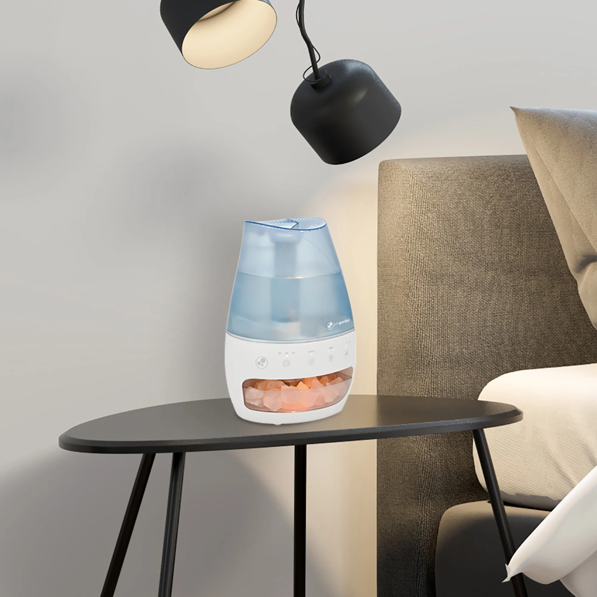 PureGuardian H1339W 1 Gallon 3-in-1 Humidifier, Salt Lamp & Aromatherapy Tray - Image 11