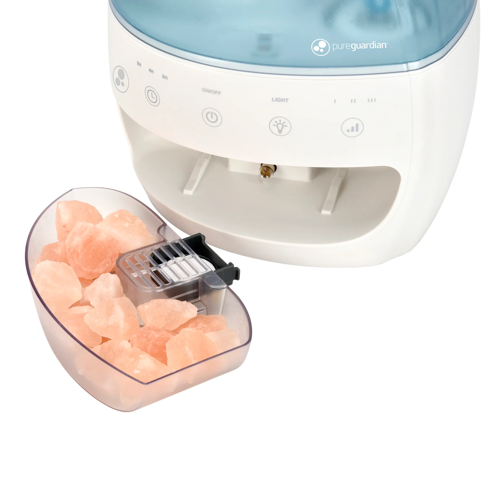 PureGuardian H1339W 1 Gallon 3-in-1 Humidifier, Salt Lamp & Aromatherapy Tray - Image 8