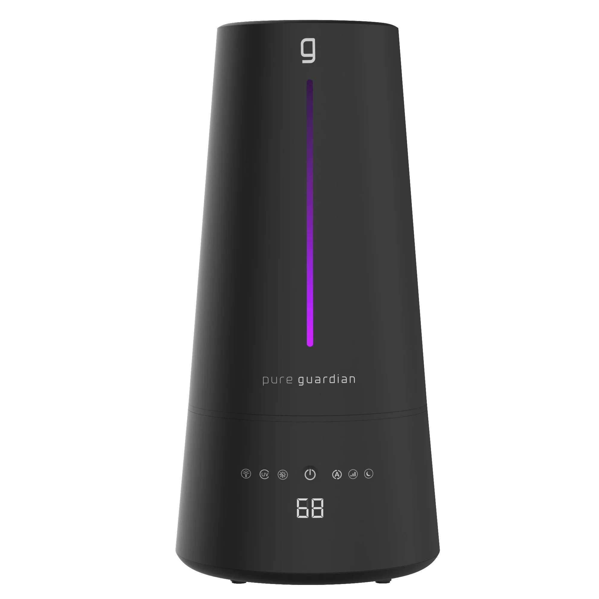 PureGuardian H5665B 90-Hour, 1.5 Gallon Warm and Cool Mist Ultrasonic Humidifier with Humidistat and UV-C - Image 8