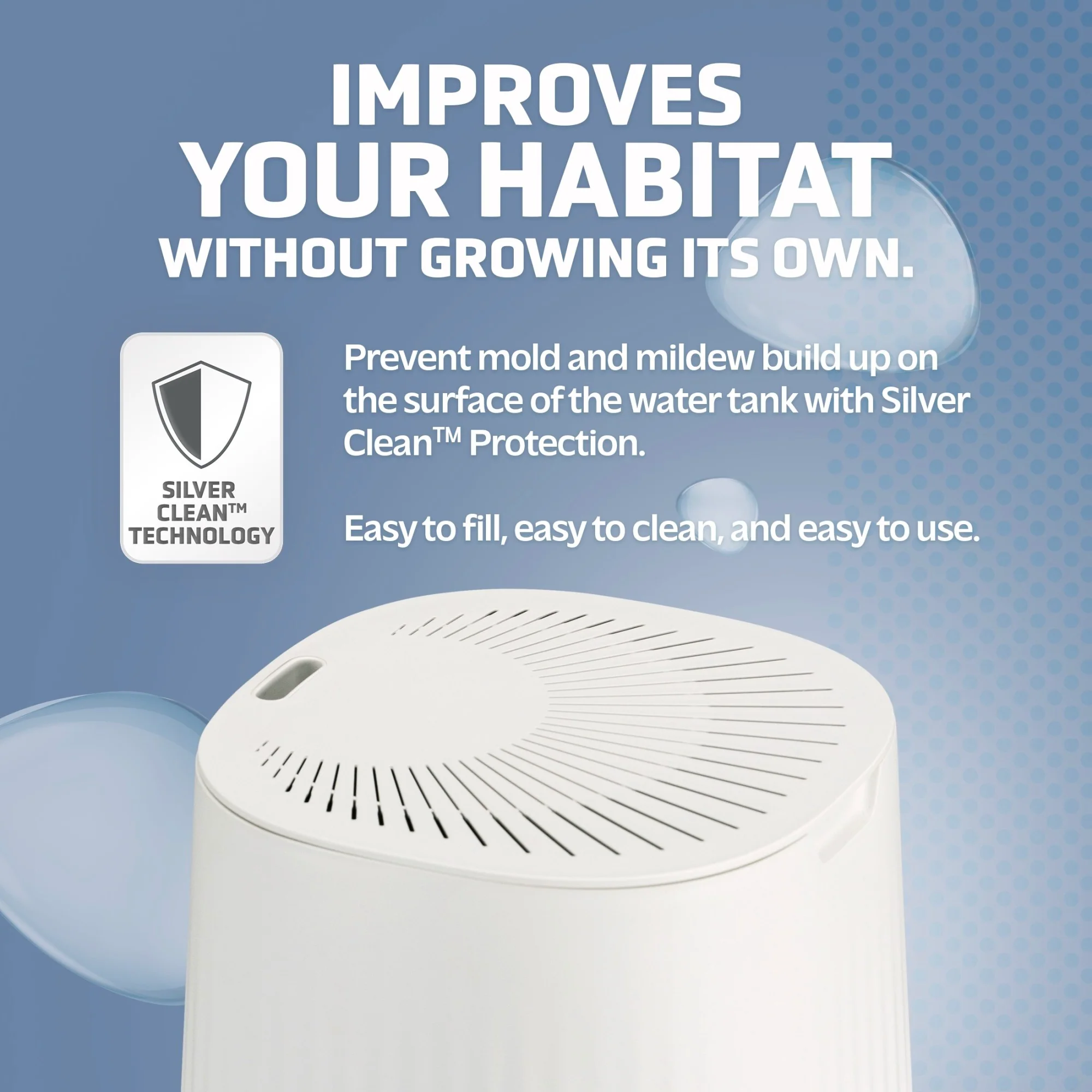 PureGuardian H980W 70-Hour Ultrasonic Cool Mist Humidifier, 1-Gallon - Image 4