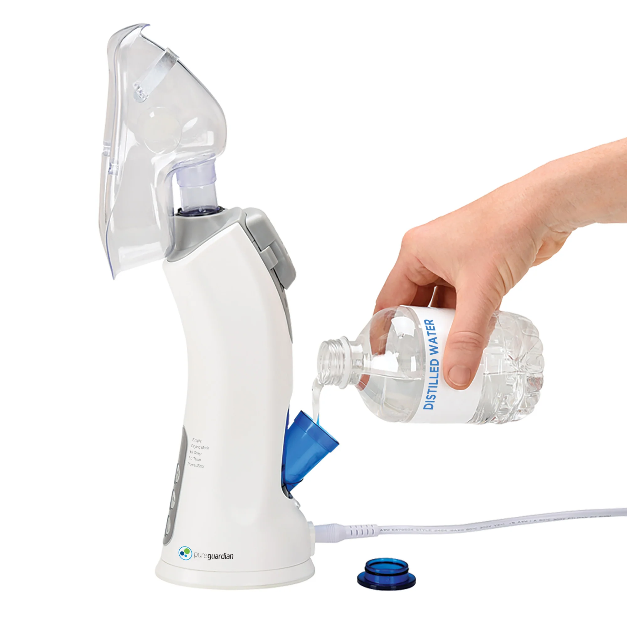 PureGuardian MST55 Personal Warm Mist Steam Inhaler with Aromatherapy Tray - Image 9