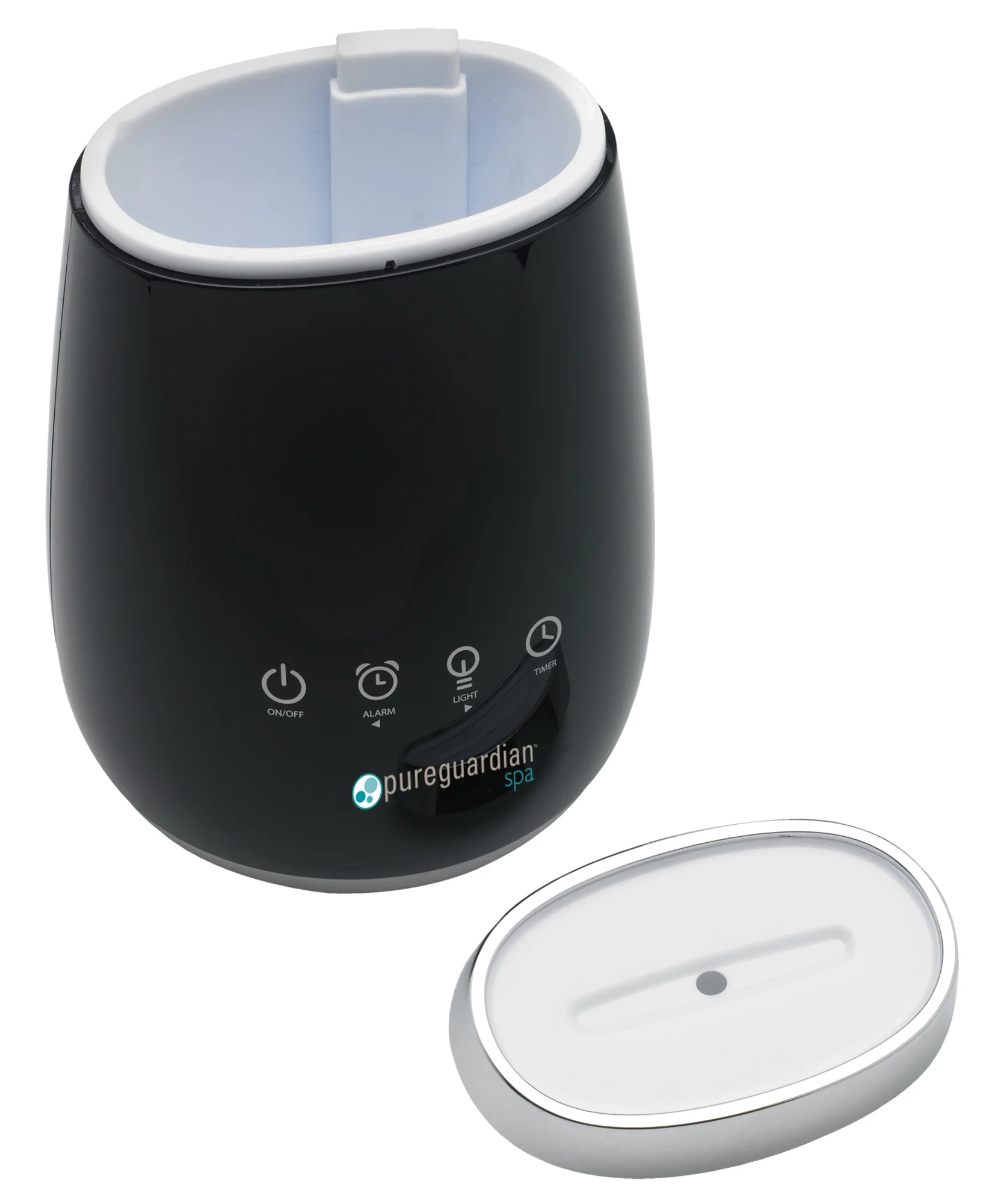 PureGuardian Spa SPA260CA Deluxe Ultrasonic Aromatherapy Essential Oil Diffuser with Touch Controls & Alarm Clock - Image 5